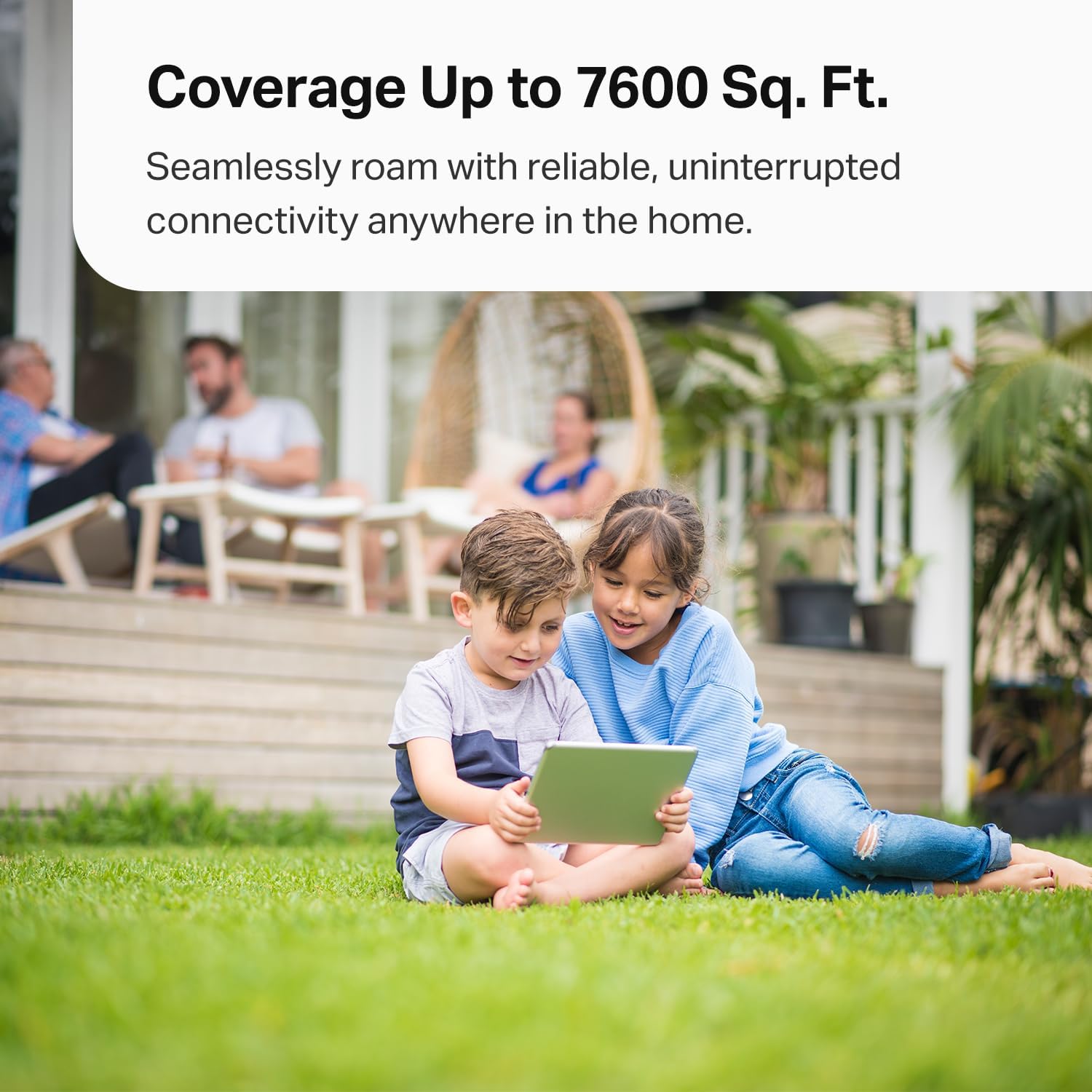 TP-Link 𝐃𝐞𝐜𝐨 BE63 Tri-Band WiFi 7 BE10000 Whole Home Mesh System - 6-Stream 10 Gbps, 4x2.5G Ports Wired Backhaul, 4x Smart Internal Antennas, VPN, MU-MIMO, HomeShield, Free Expert Support (3-Pack) image 5