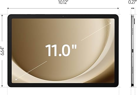 Samsung Galaxy Tab A9+ Plus 11” 64GB Android Tablet, Big Screen, Quad Speakers, Upgraded Chipset, Multi Window Display, Slim, Light, Durable, Kids Friendly Design, US Version, 2024, Silver image 4