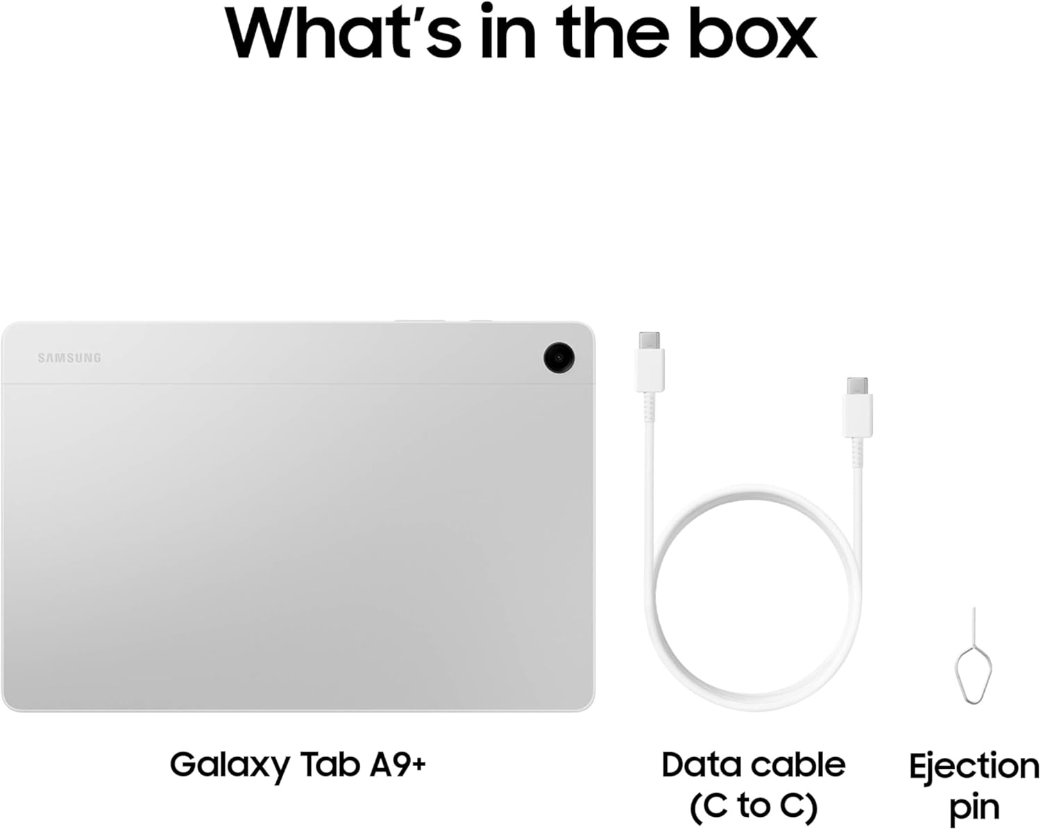 Samsung Galaxy Tab A9+ Plus 11” 64GB Android Tablet, Big Screen, Quad Speakers, Upgraded Chipset, Multi Window Display, Slim, Light, Durable, Kids Friendly Design, US Version, 2024, Silver image 10