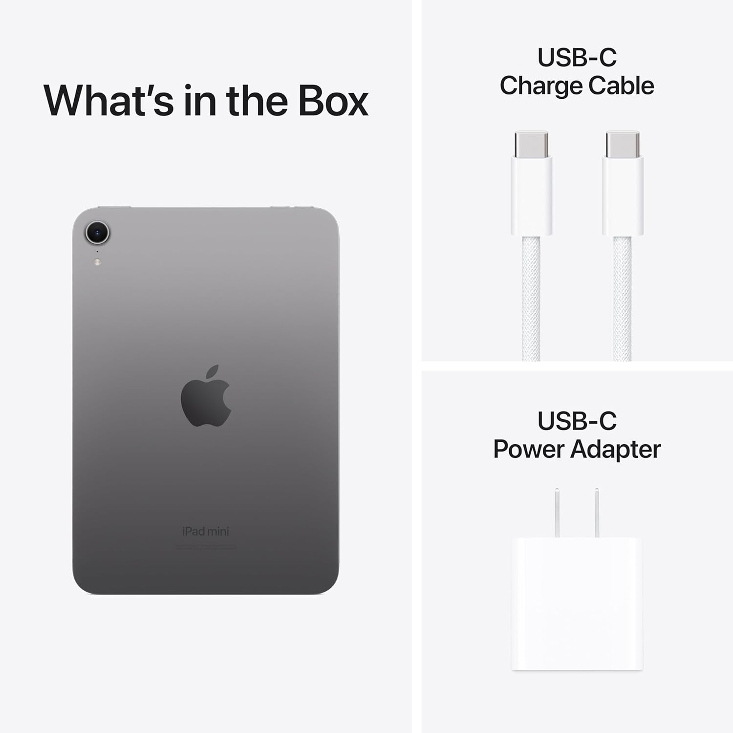 Apple iPad mini (A17 Pro): Apple Intelligence, 8.3-inch Liquid Retina Display, 128GB, Wi-Fi 6E, 12MP Front/12MP Back Camera, Touch ID, All-Day Battery Life — Space Gray image 6