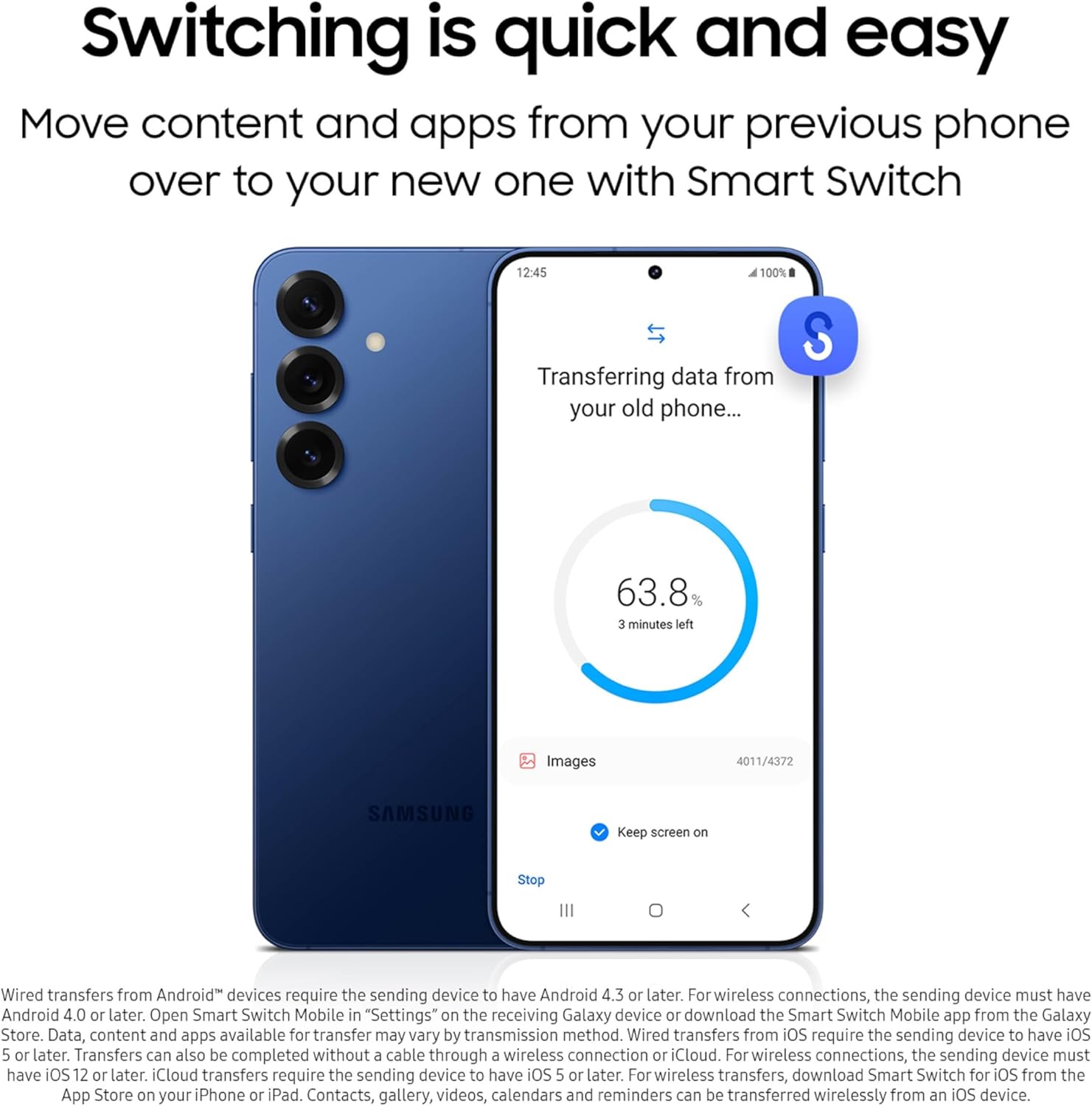Samsung Galaxy S25+ Cell Phone, 256GB Smartphone, Unlocked Android, AI Night Mode Camera, Snapdragon 8 Elite Fast Processor, ProScaler Display, 4900mAh Battery, 2025, US 1 Yr Warranty, Icyblue image 7