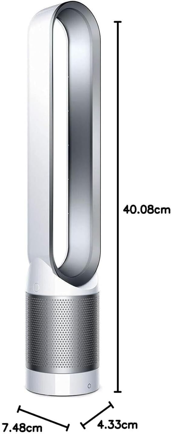 Dyson Purifier Cool™ TP07 Smart Air Purifier and Fan - White/Silver image 4