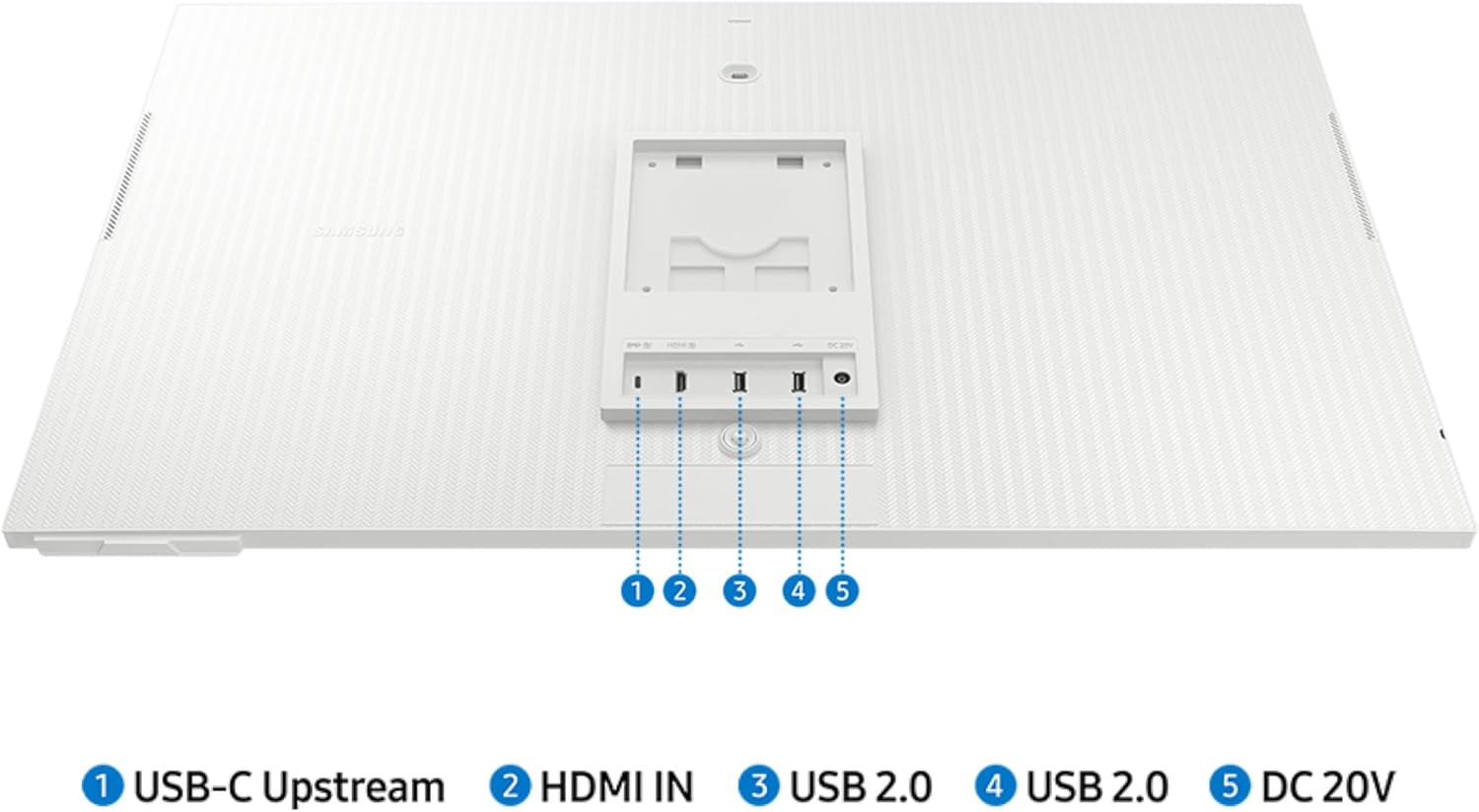 SAMSUNG 32-Inch M8 (M80D) Series 4K UHD Smart Monitor with Streaming TV, Speakers, HDR10+, AI Upscaling, USB-C, Ergonomic Stand, SlimFit Camera, Gaming Hub, LS32DM801UNXZA, 2024 image 7