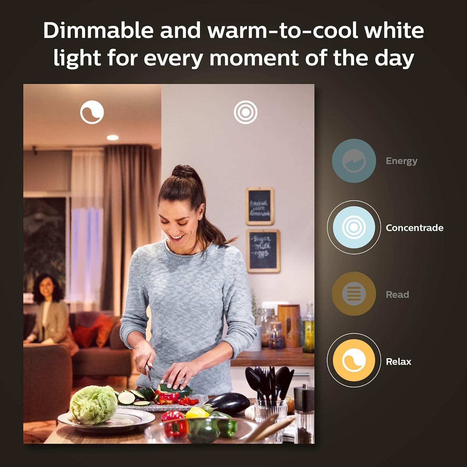 Philips Hue A19 LED Smart Light Bulb - White and Color Ambiance - 60W Indoor Light Bulb - Control with Hue App - Works with Alexa, Google Assistant and Apple Homekit - 3 Pack image 4