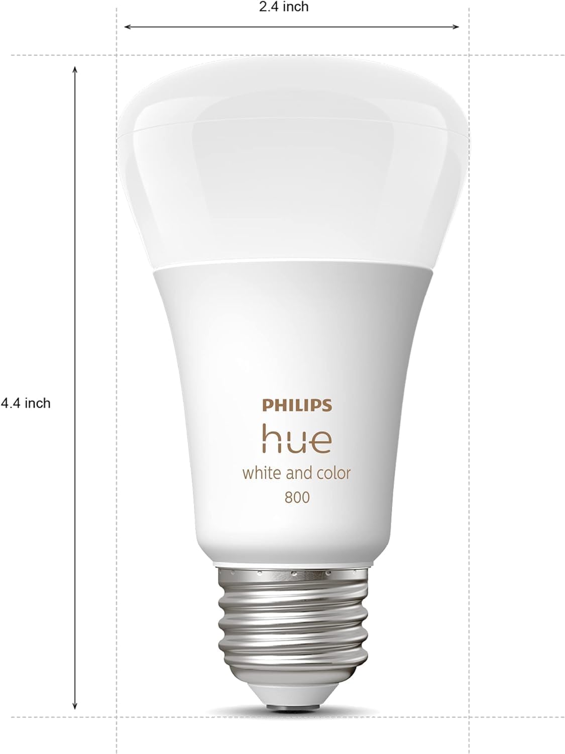 Philips Hue A19 LED Smart Light Bulb - White and Color Ambiance - 60W Indoor Light Bulb - Control with Hue App - Works with Alexa, Google Assistant and Apple Homekit - 3 Pack image 6