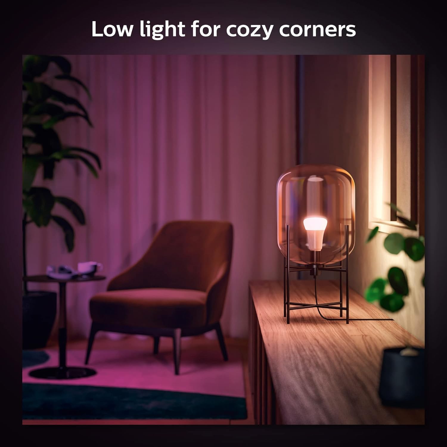 Philips Hue A19 LED Smart Light Bulb - White and Color Ambiance - 60W Indoor Light Bulb - Control with Hue App - Works with Alexa, Google Assistant and Apple Homekit - 3 Pack image 7