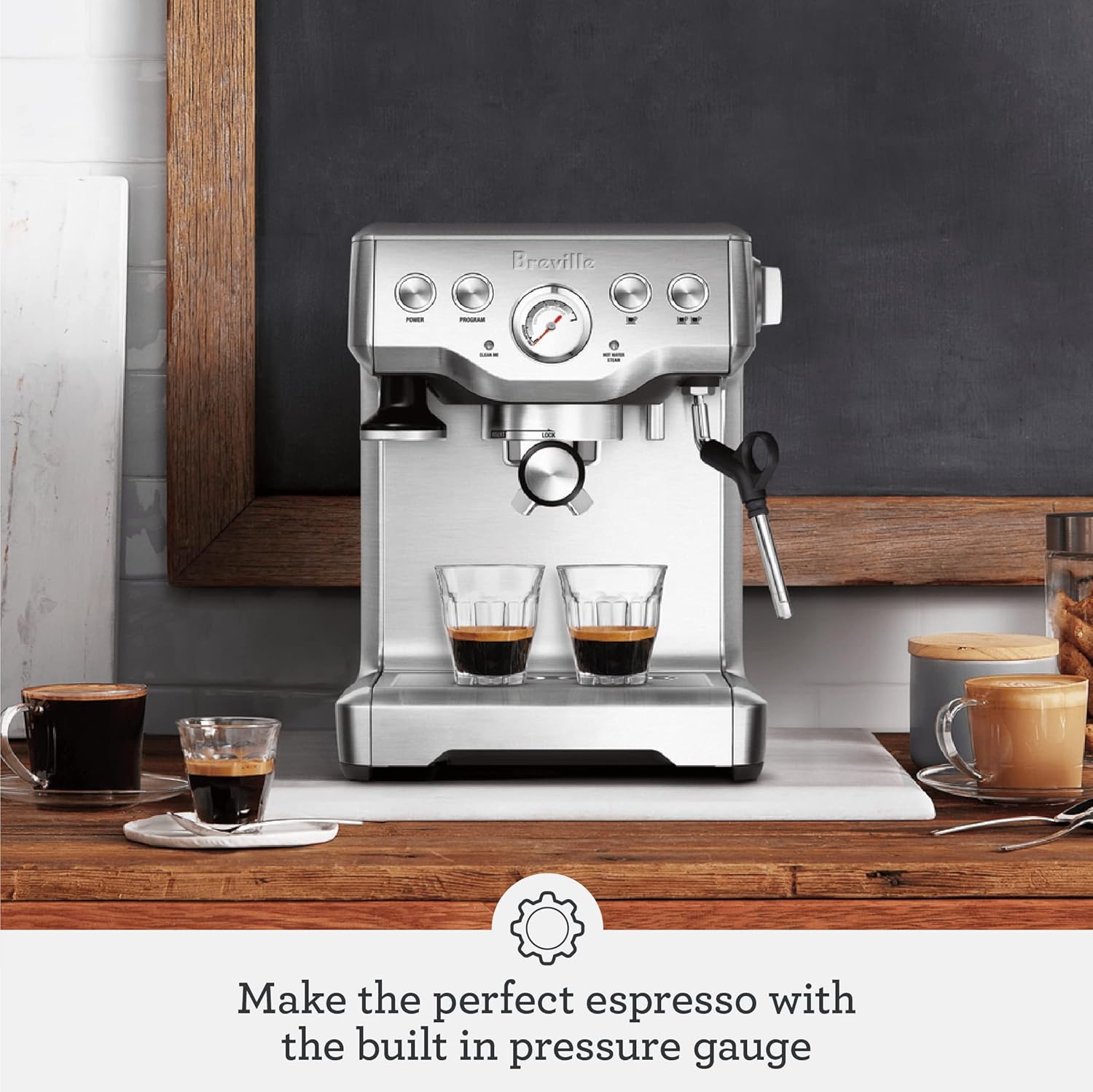 Breville the Infuser Espresso Machine, One Size, Black Sesame image 2