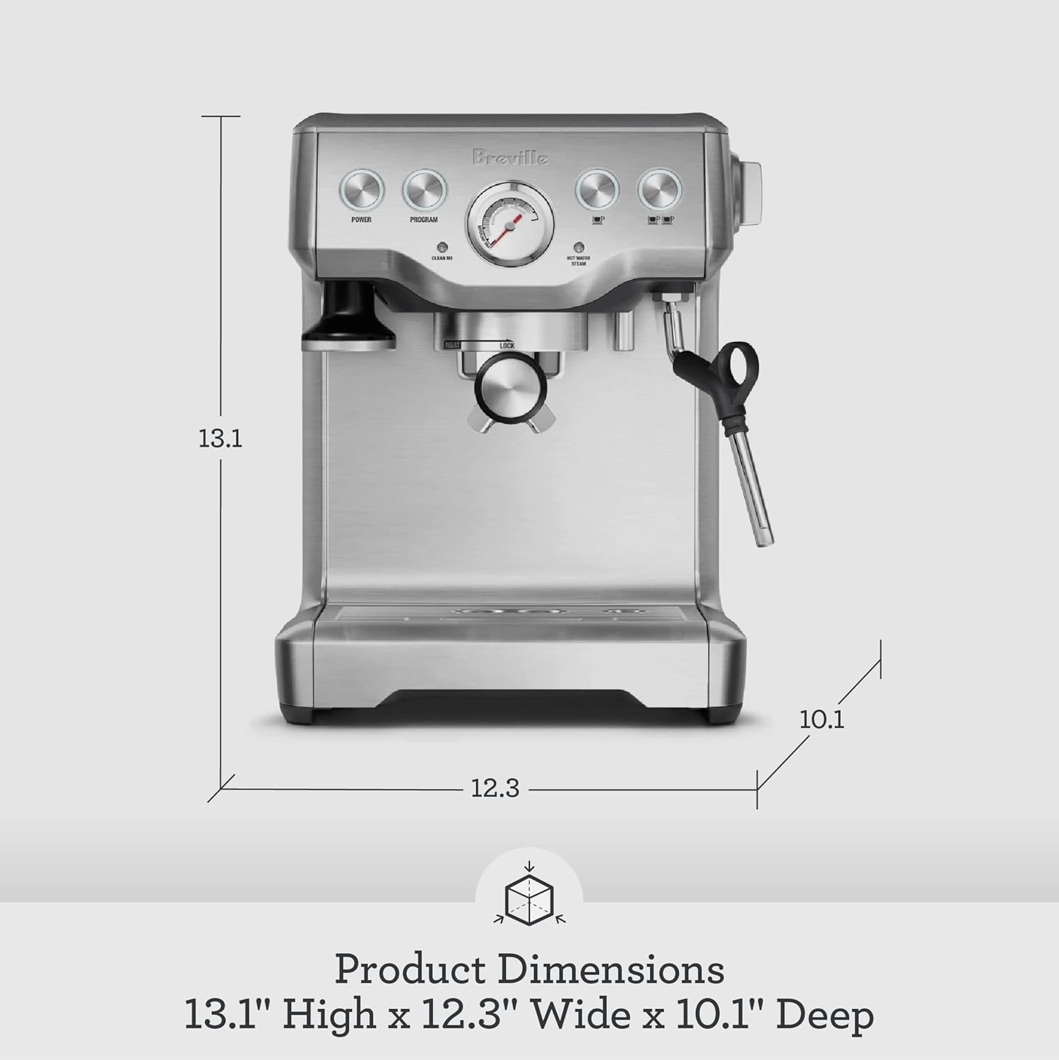 Breville the Infuser Espresso Machine, One Size, Black Sesame image 6