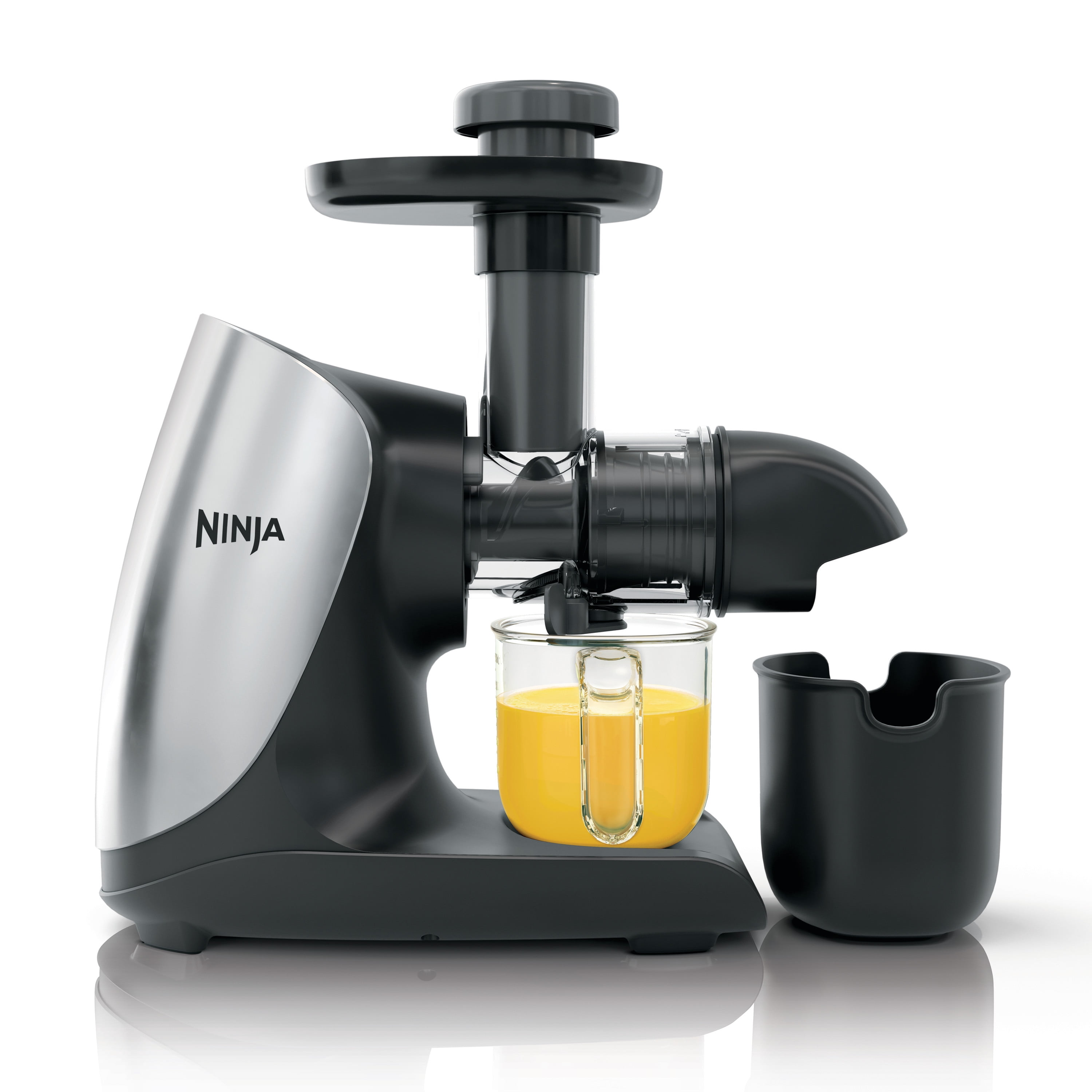 Ninja® Cold Press Juicer Pro Powerful Slow Juicer, 150 Watts, Total Pulp Control, Cloud Silver, JC100 image 1