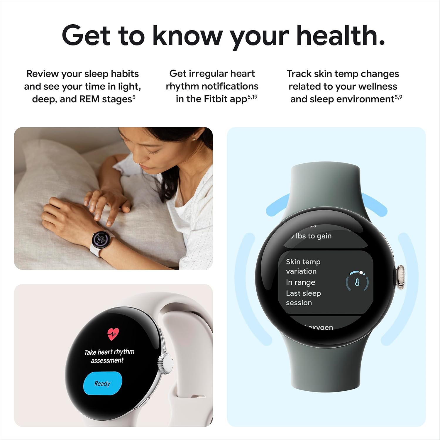 Google Pixel Watch 2 (Previous Model) with the Best of Fitbit - Heart Rate Tracking, Stress Management, Safety Features - Android Smartwatch - Polished Silver Aluminum Case - Bay Active Band - LTE image 6