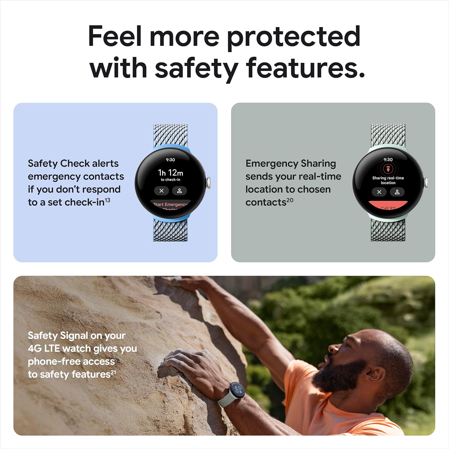 Google Pixel Watch 2 (Previous Model) with the Best of Fitbit - Heart Rate Tracking, Stress Management, Safety Features - Android Smartwatch - Polished Silver Aluminum Case - Bay Active Band - LTE image 7