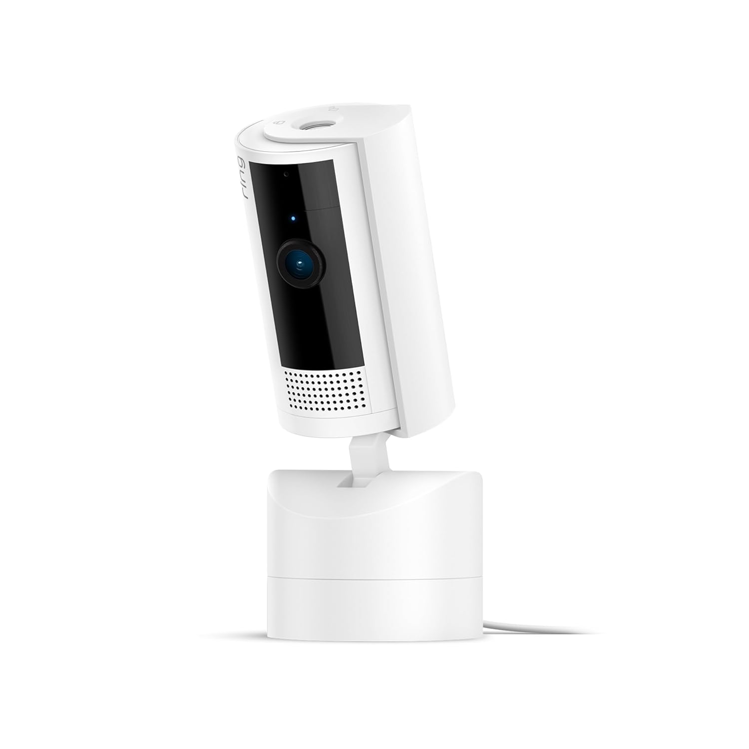 Ring Pan-Tilt Indoor Cam | See all around with 360° pan coverage, HD video, plus Two-Way Talk (2024 release) | White image 2
