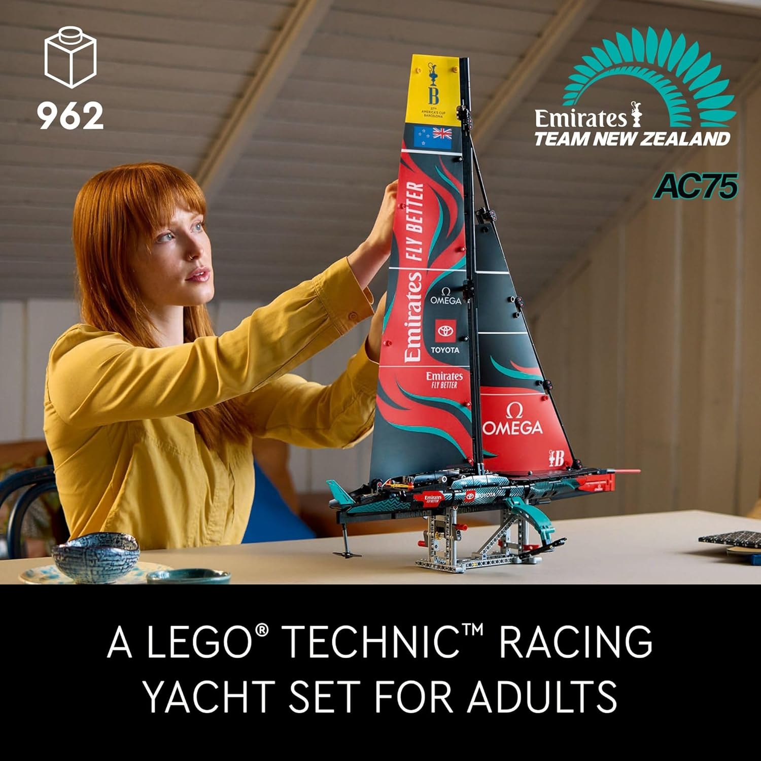 LEGO Technic Emirates Team New Zealand AC75 Model Kit - Building Set for Adults, Ages 18+ - Gift for Men & Women - 42174 image 2
