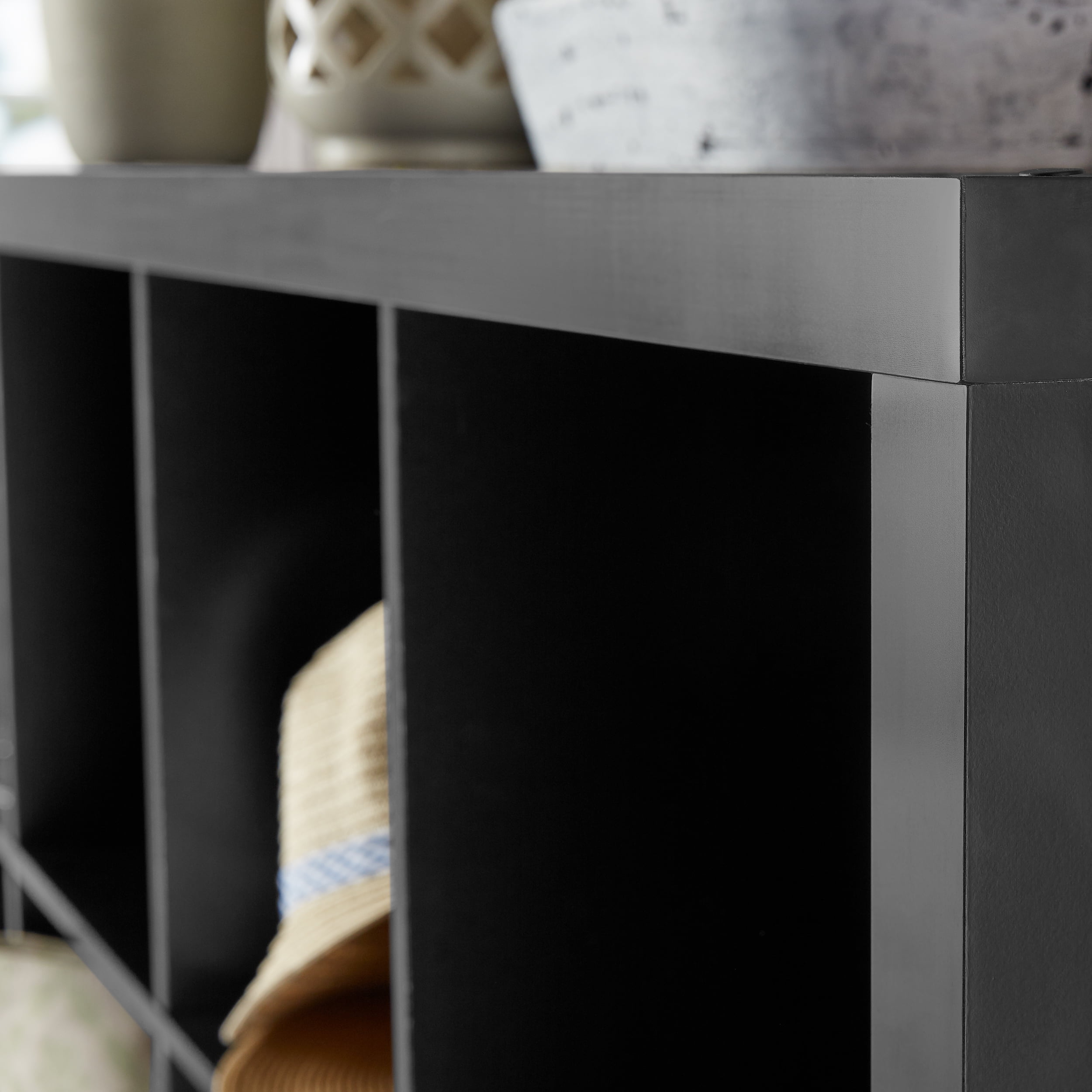 Better Homes & Gardens 16 Cube Storage Organizer, Solid Black image 3
