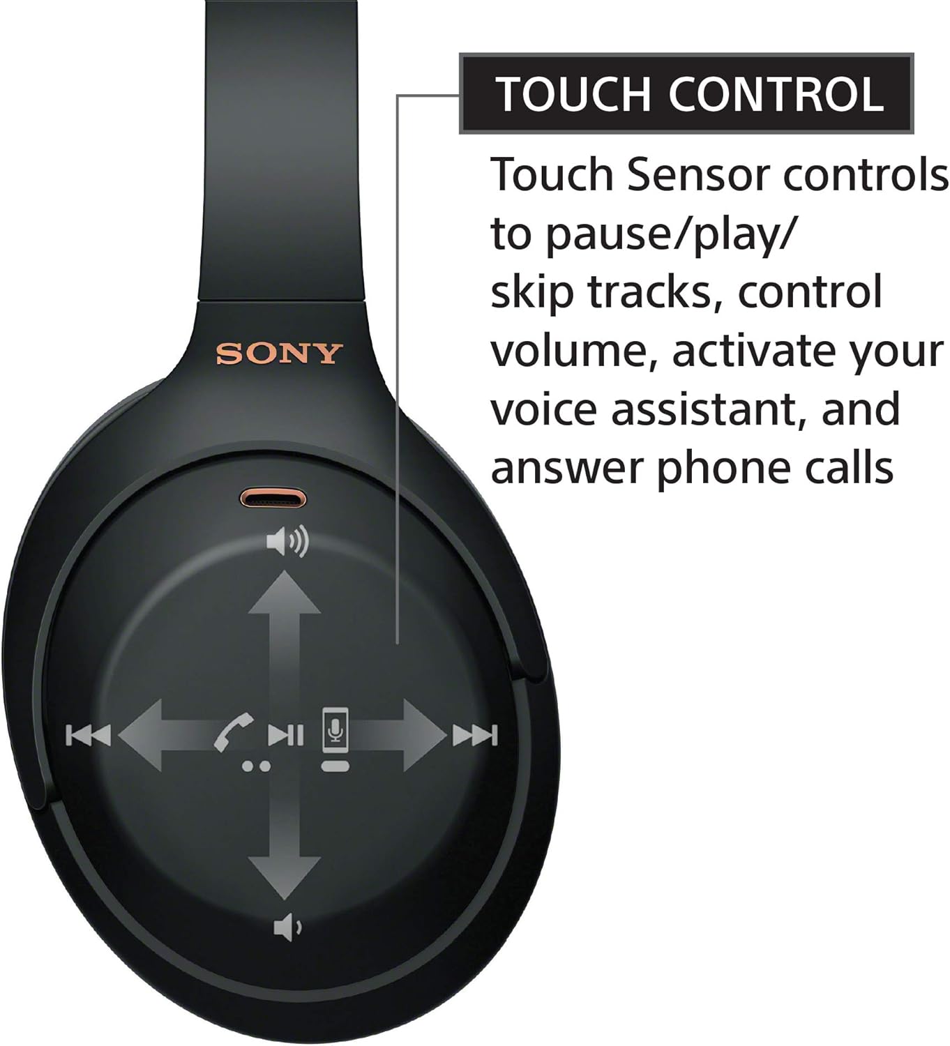 Sony WH-1000XM4 Wireless Premium Noise Canceling Overhead Headphones with Mic for Phone-Call and Alexa Voice Control, Midnight Blue WH1000XM4 image 7