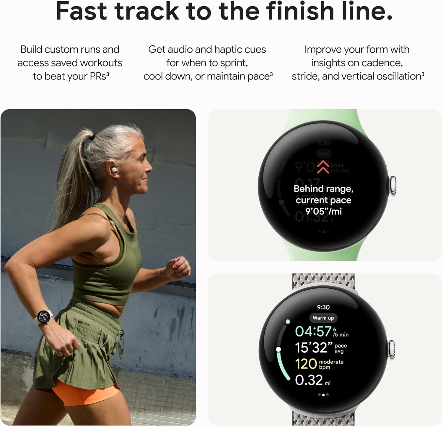 Google Pixel Watch 3 (45mm) Latest Model - Android Smartwatch, Heart Rate Tracking, Fitbit Advanced Running, Fitness Insights, 24-Hour Battery - Matte Black Aluminum Case - Obsidian Band - Wi-Fi image 4