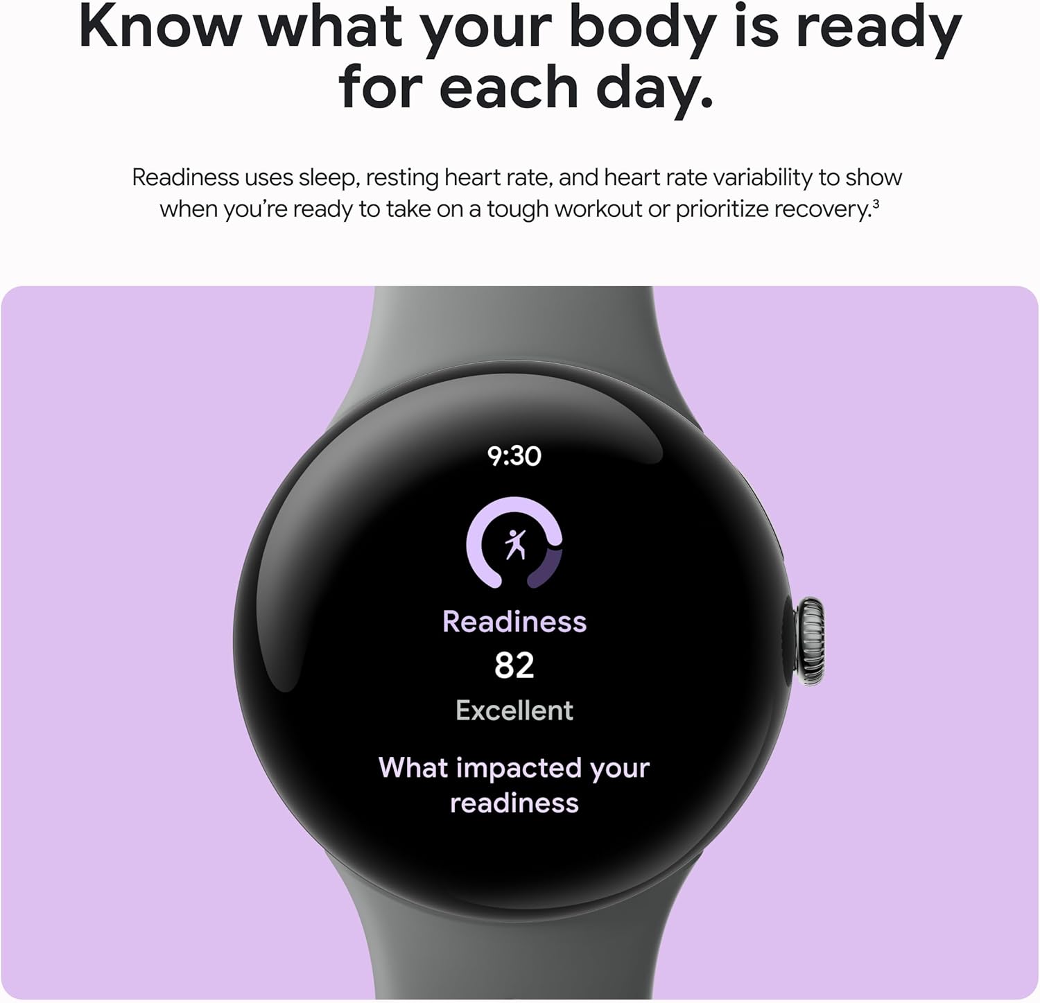 Google Pixel Watch 3 (45mm) Latest Model - Android Smartwatch, Heart Rate Tracking, Fitbit Advanced Running, Fitness Insights, 24-Hour Battery - Matte Black Aluminum Case - Obsidian Band - Wi-Fi image 5