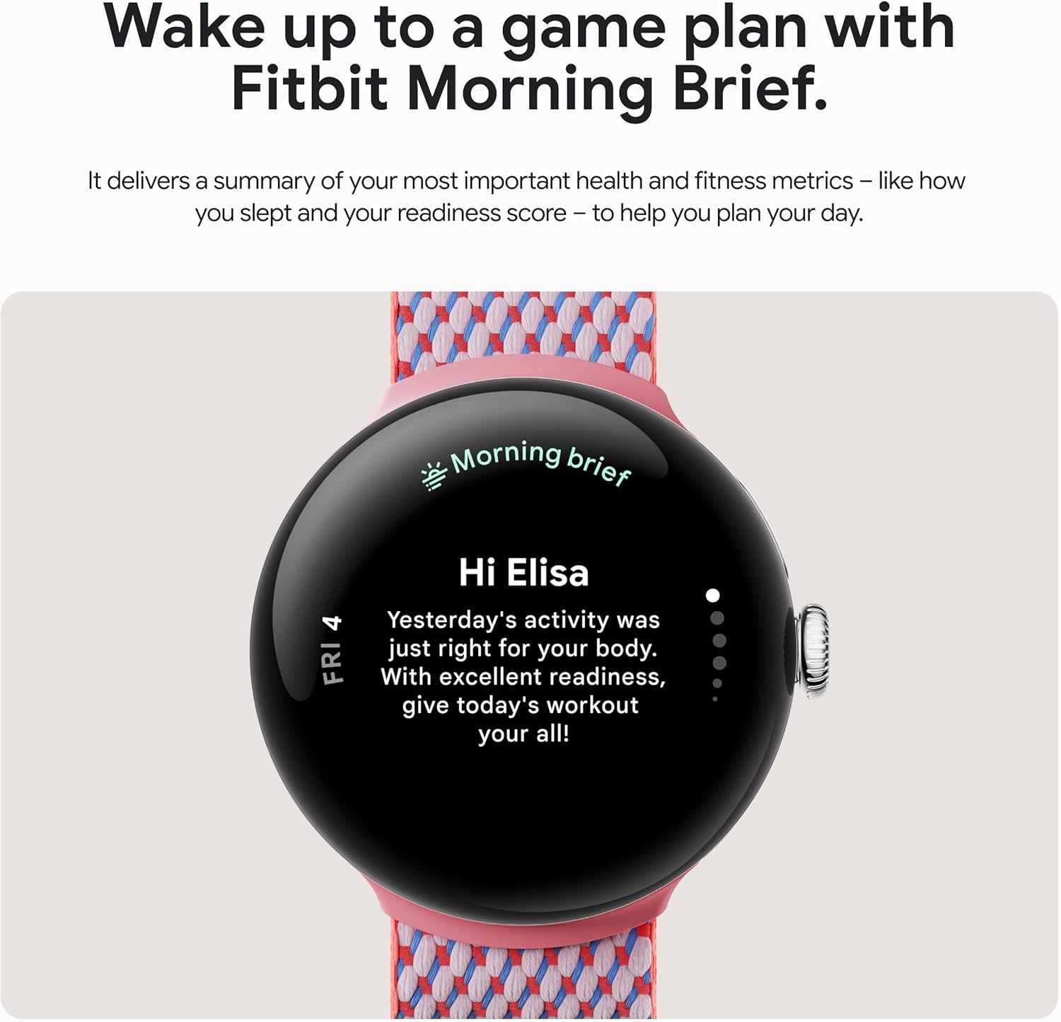 Google Pixel Watch 3 (45mm) Latest Model - Android Smartwatch, Heart Rate Tracking, Fitbit Advanced Running, Fitness Insights, 24-Hour Battery - Matte Black Aluminum Case - Obsidian Band - Wi-Fi image 7