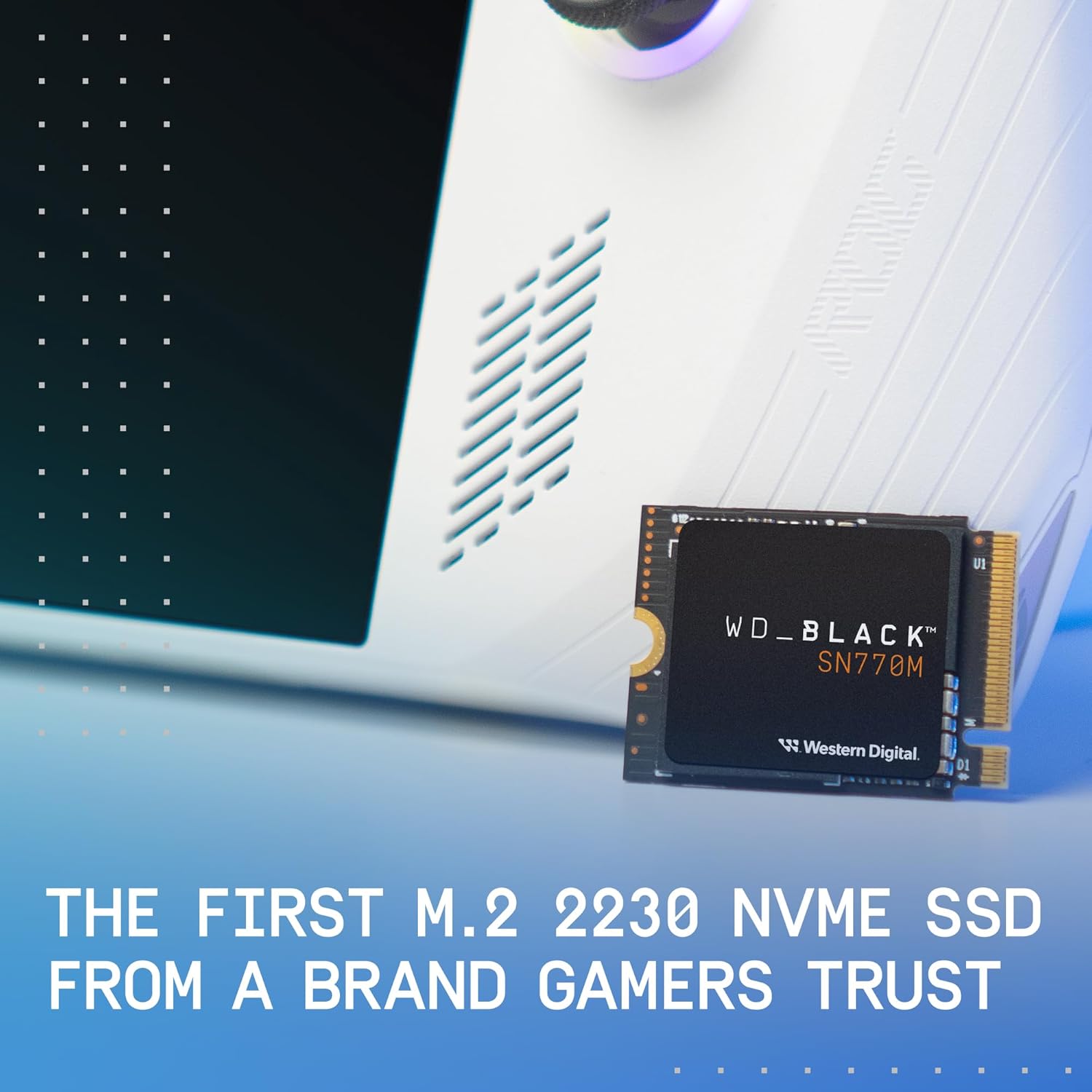 WD_BLACK 2TB SN770M M.2 2230 NVMe SSD for Handheld Gaming Devices, Speeds up to 5,150MB/s, TLC 3D NAND, Great for Steam Deck and Microsoft Surface - WDBDNH0020BBK-WRSN image 3