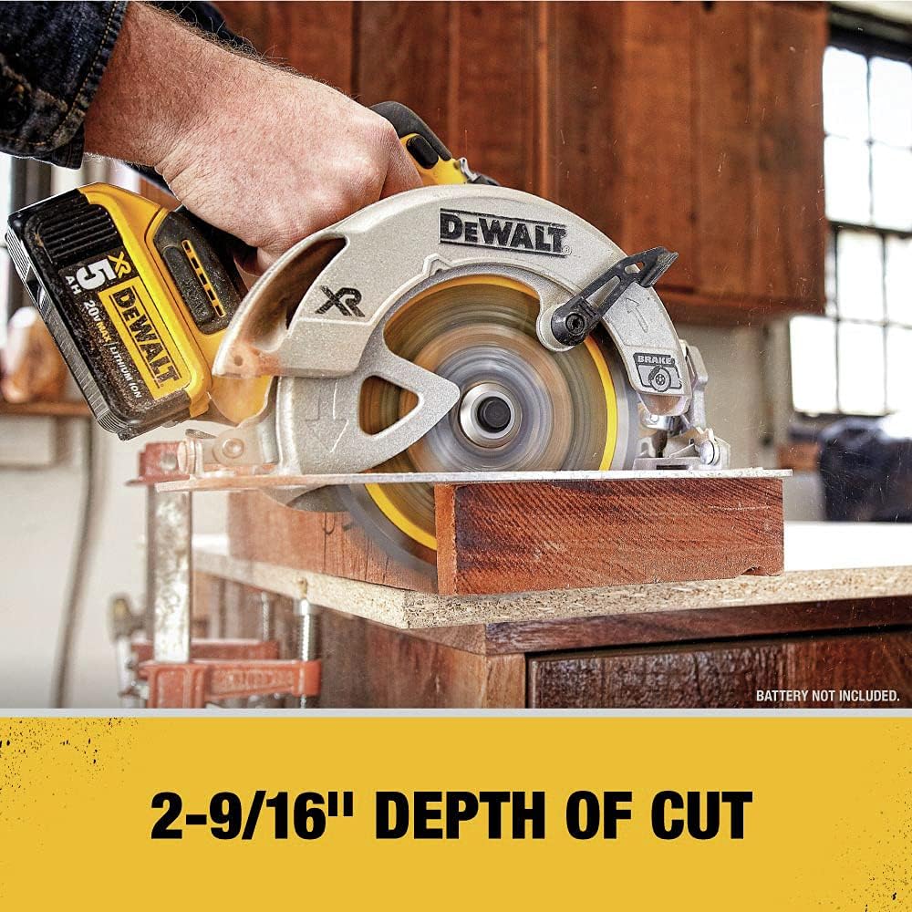 DEWALT 20V MAX Circular Saw Cordless with Brake, 7-1/4 Inch, Tool Only (DCS570B) image 5
