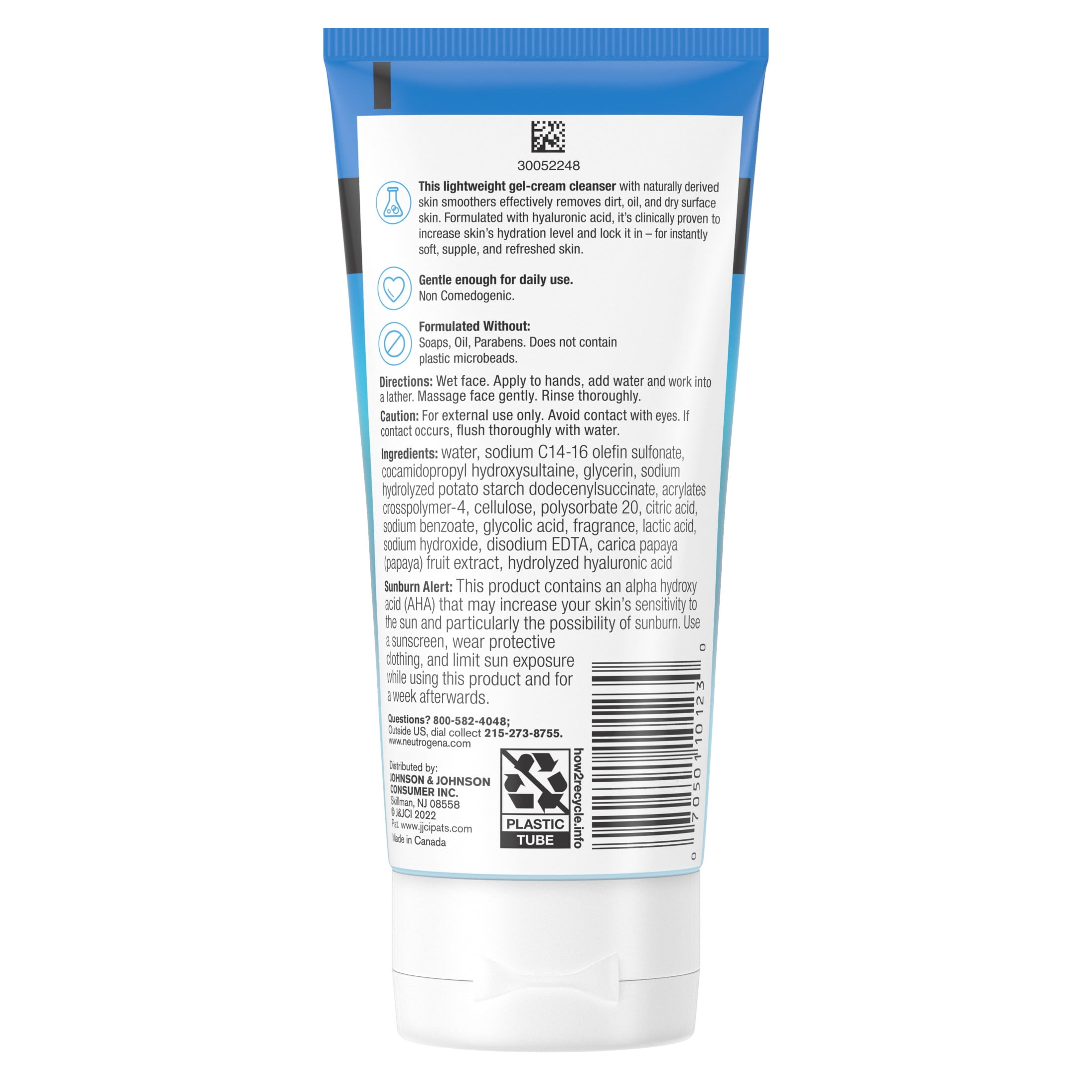 Neutrogena Hydro Boost Gentle Exfoliating Face Scrub, Facial Cleanser, 5 oz image 6