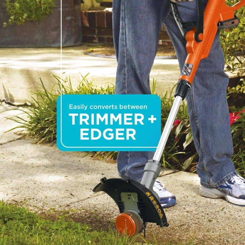 BLACK+DECKER 20V MAX Lithium 12 inch Trimmer/Edger (LST300) image 8