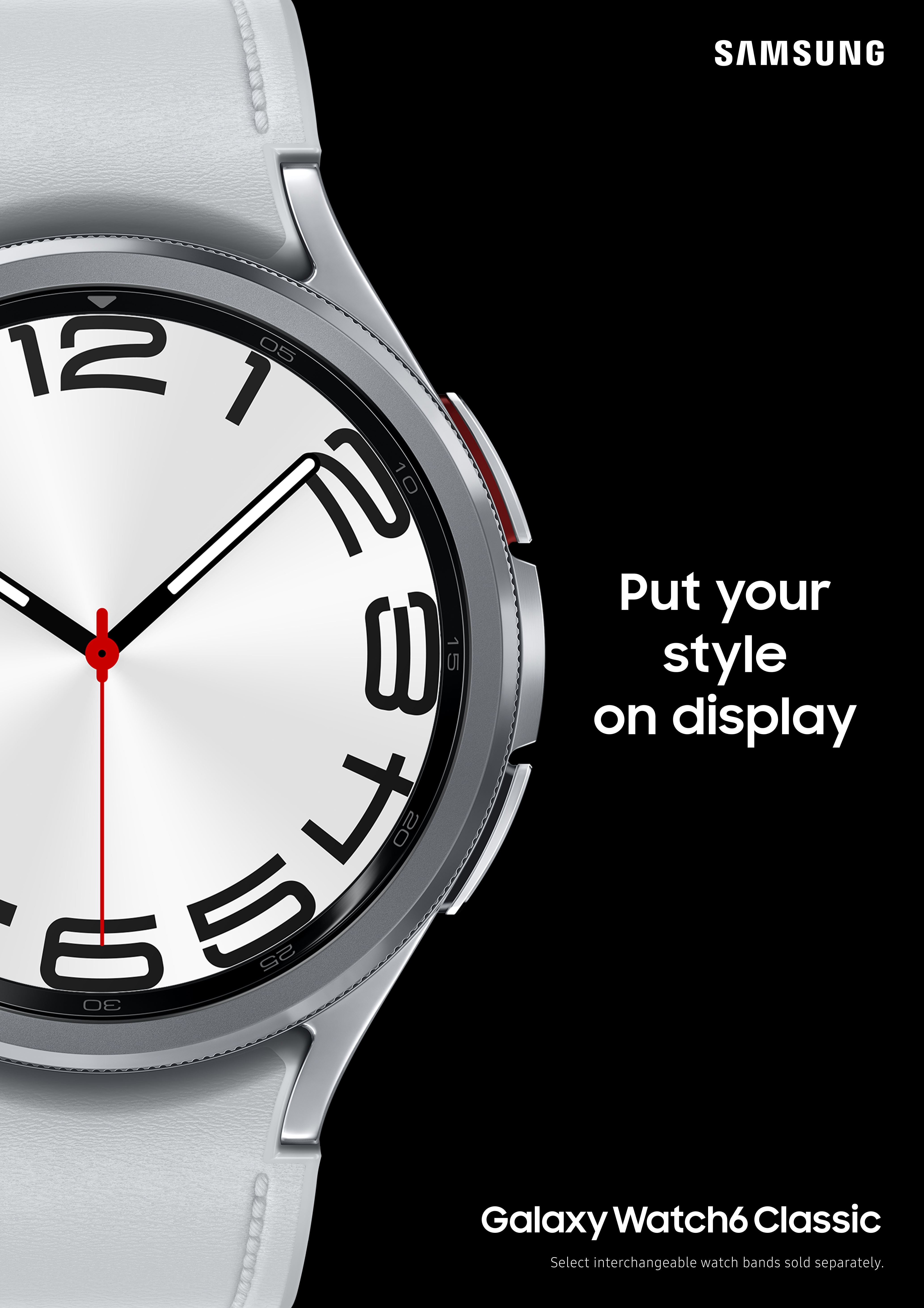 Samsung Galaxy Watch6 Classic 43mm Bluetooth and WiFi Smart Watch, Black image 6