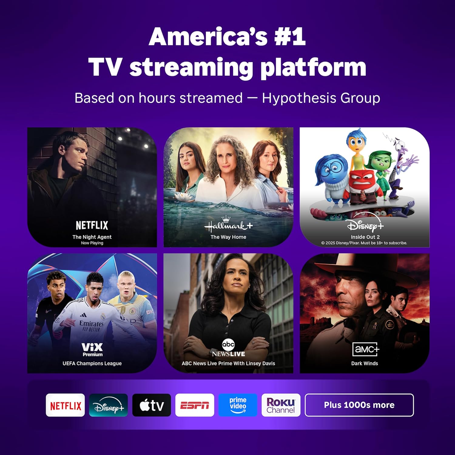 Roku Streaming Stick 4K - HDR & Dolby Vision Roku Streaming Device for TV with Voice Remote & Long-Range Wi-Fi - Free & Live TV image 2