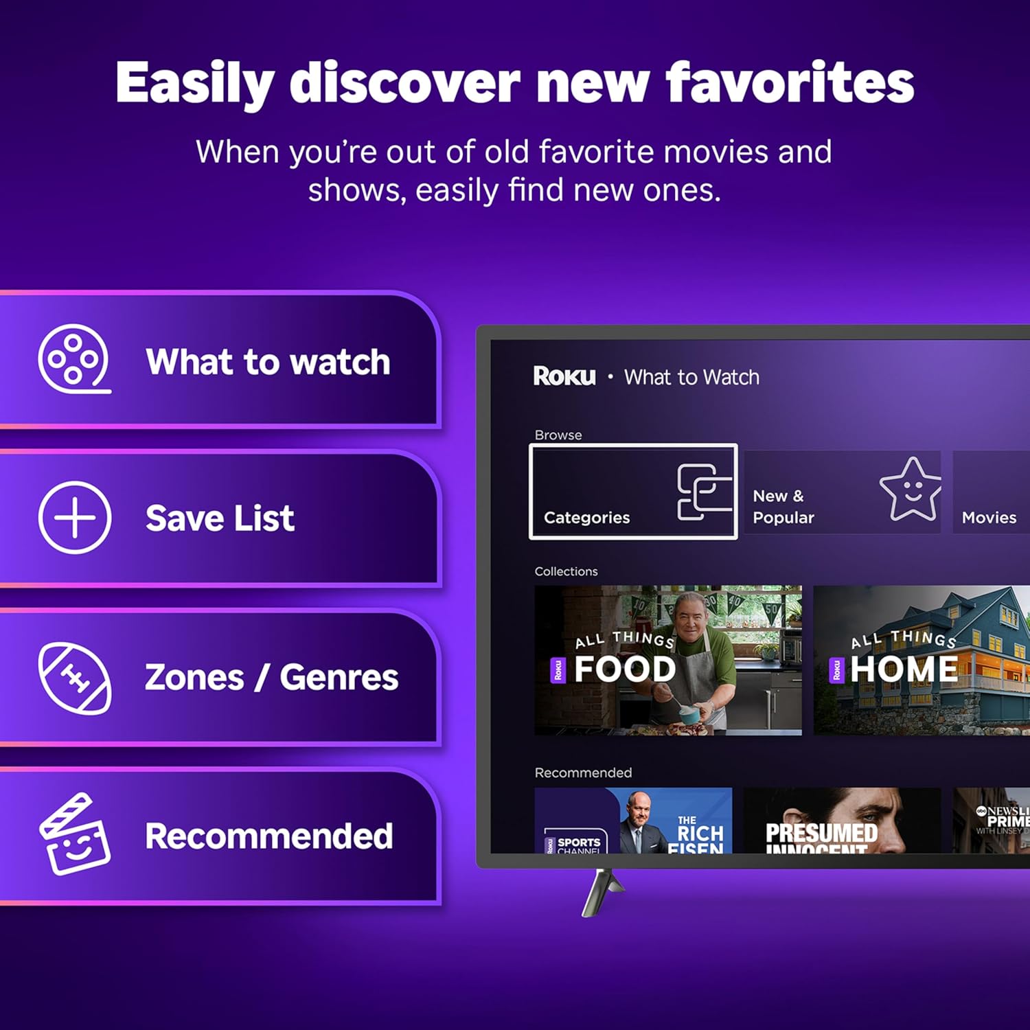 Roku Streaming Stick 4K - HDR & Dolby Vision Roku Streaming Device for TV with Voice Remote & Long-Range Wi-Fi - Free & Live TV image 8