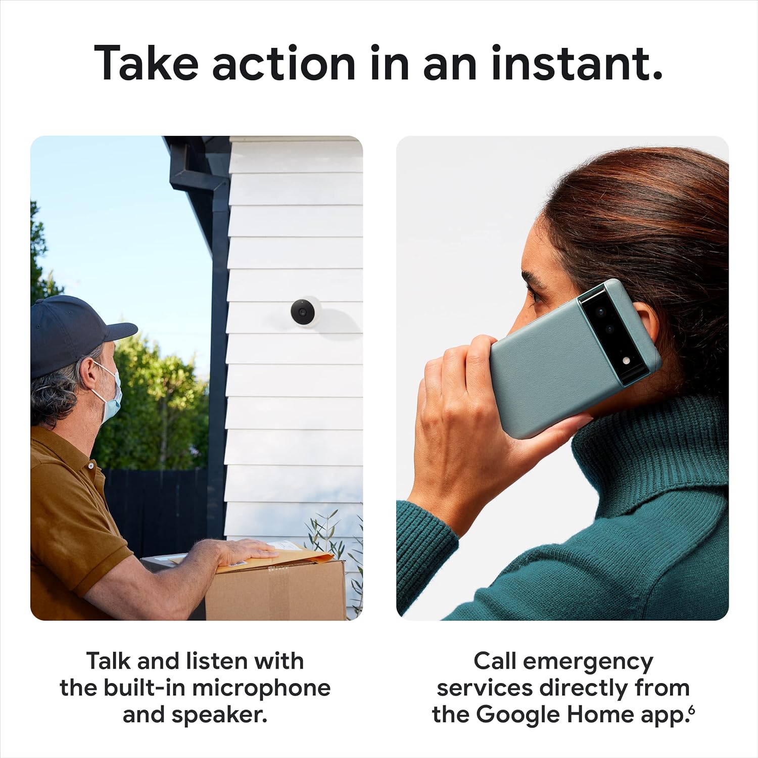 Google Nest Cam Outdoor or Indoor, Battery - 2nd Generation - 1 Pack image 6