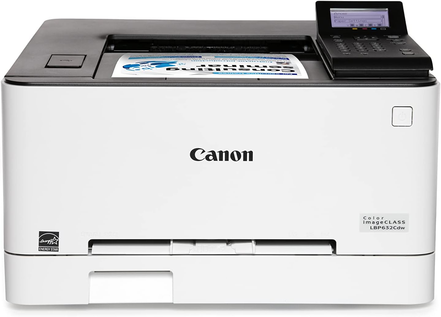 Canon Color imageCLASS LBP632Cdw - Wireless Duplex Laser Printer, Single Function, Home Office, Mobile Ready, 22 PPM Color, White image 1