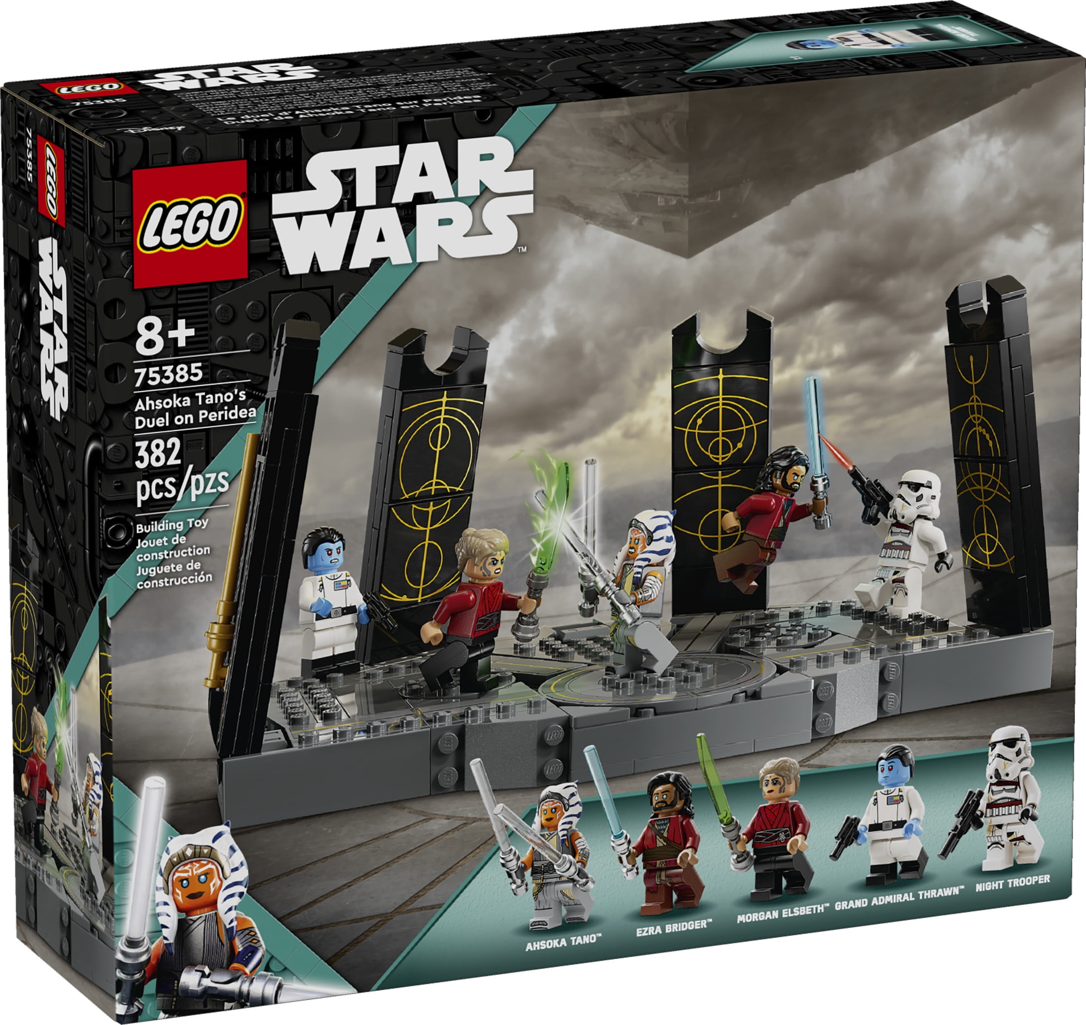 LEGO Star Wars Ahsoka Tano’s Duel on Peridea Building Toy, Gift for Kids with 5 Star Wars Minifigures, 75385 image 2