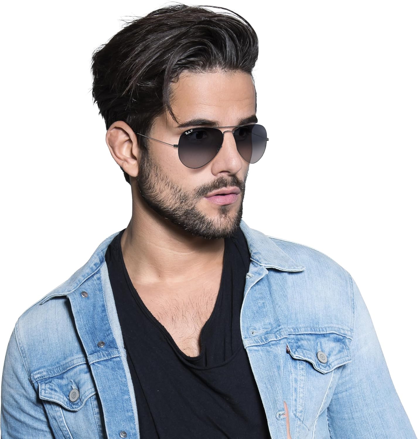 Ray-Ban RB3025 Classic Polarized Aviator Sunglasses image 2