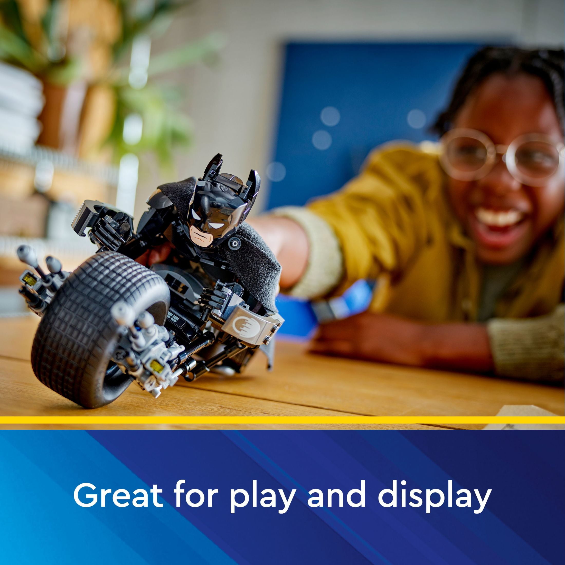 LEGO DC Batman: Batman Construction Figure & Bat-Pod Bike, The Dark Knight Action Figure and Motorcycle, Superhero Toy Gift for Kids, 76273 image 8