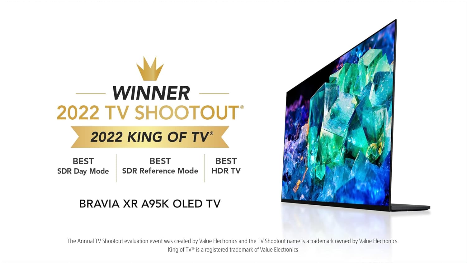 Sony 65 Inch 4K Ultra HD TV A95K Series: BRAVIA XR QD-OLED Smart Google TV with Dolby Vision HDR, Exclusive Features for Playstation 5 Black (2022) image 6