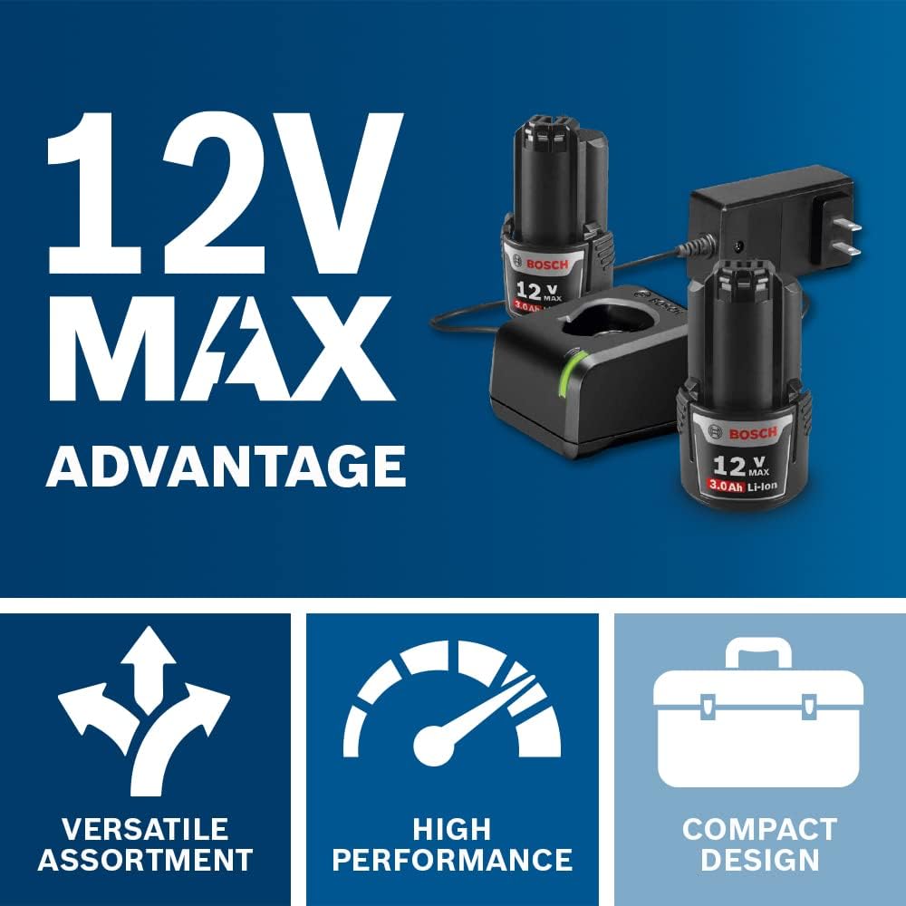 BOSCH GXL12V-270B22 12V Max 2-Tool Combo Kit with Chameleon Drill/Driver Featuring 5-In-1 Flexiclick® System and Starlock® Oscillating Multi-Tool image 8