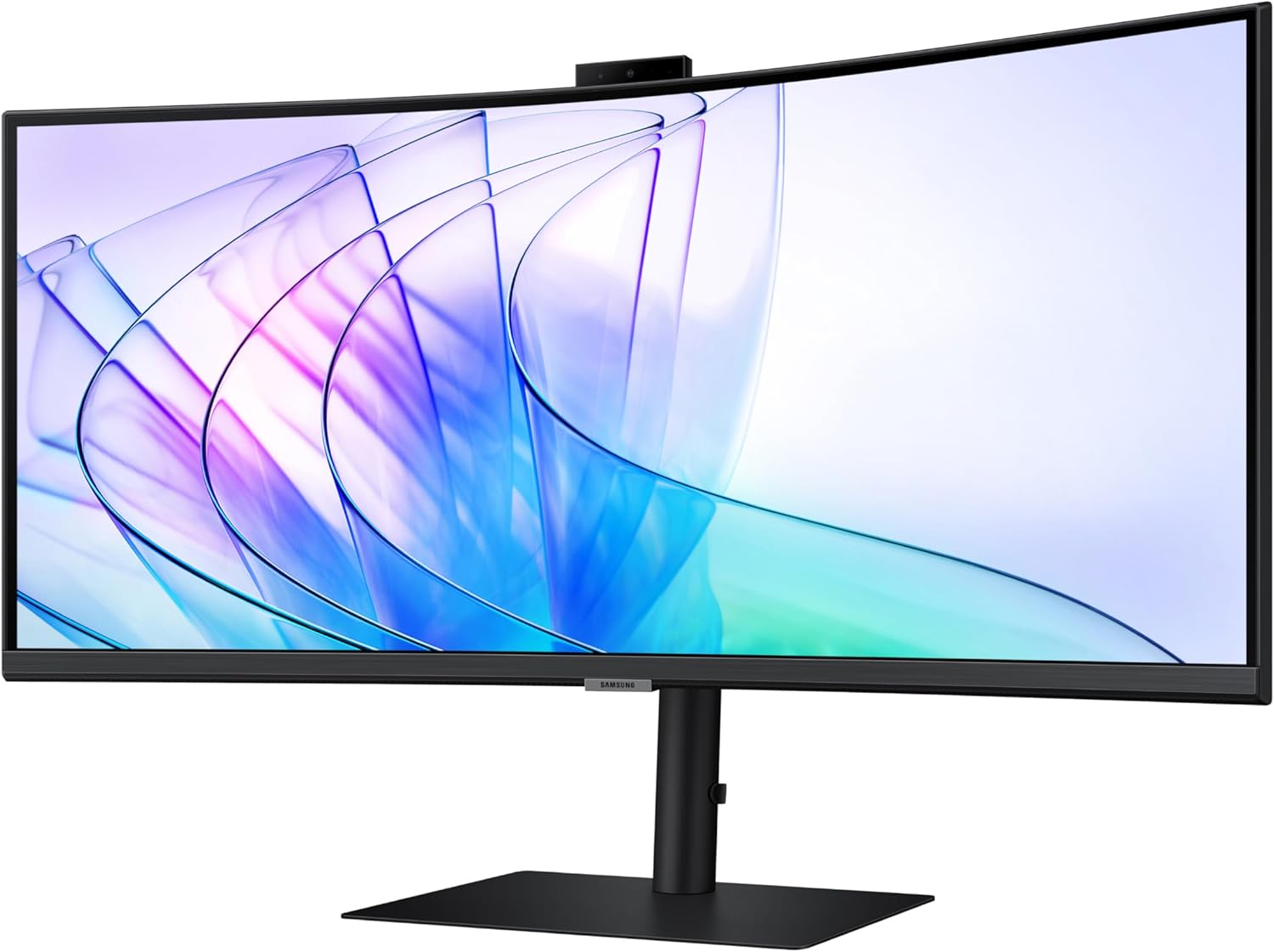Samsung 34-Inch ViewFinity S65VC Series Ultra-WQHD Curved Computer Monitor, 100Hz, AMD FreeSync, HDR10, USB-C, Built-in Speaker, Camera, KVM Switch, Eye Care, Eco-Packaging, LS34C650VANXGO, Black image 18