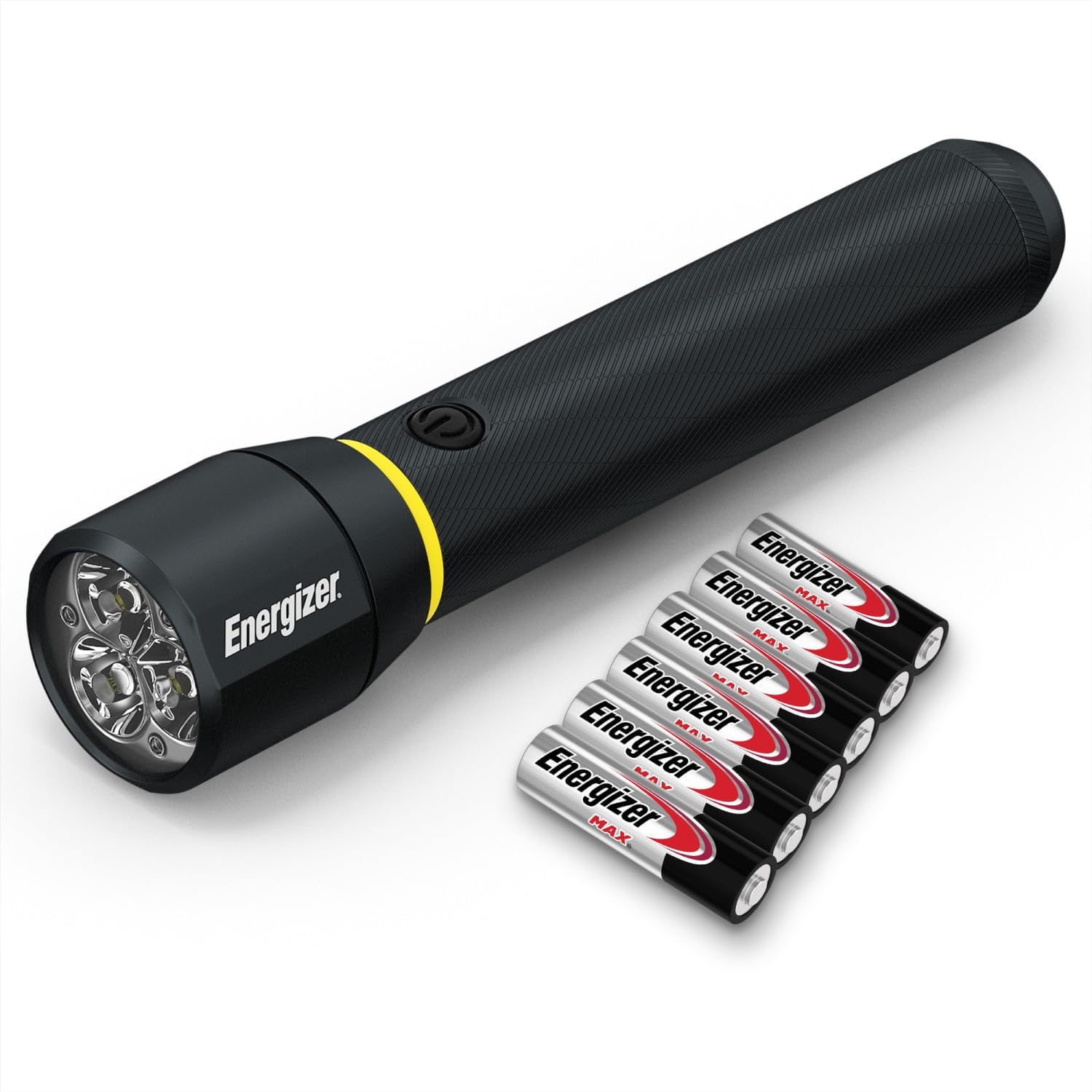 Energizer LED Flashlight Vision PRO, Ultra Bright 1000+ Lumens, IPX4 Water Resistant, Aircraft-Grade Aluminum LED Light, Rugged Metal Flash Light for Outdoors, Emergency Power Outage, Black image 1