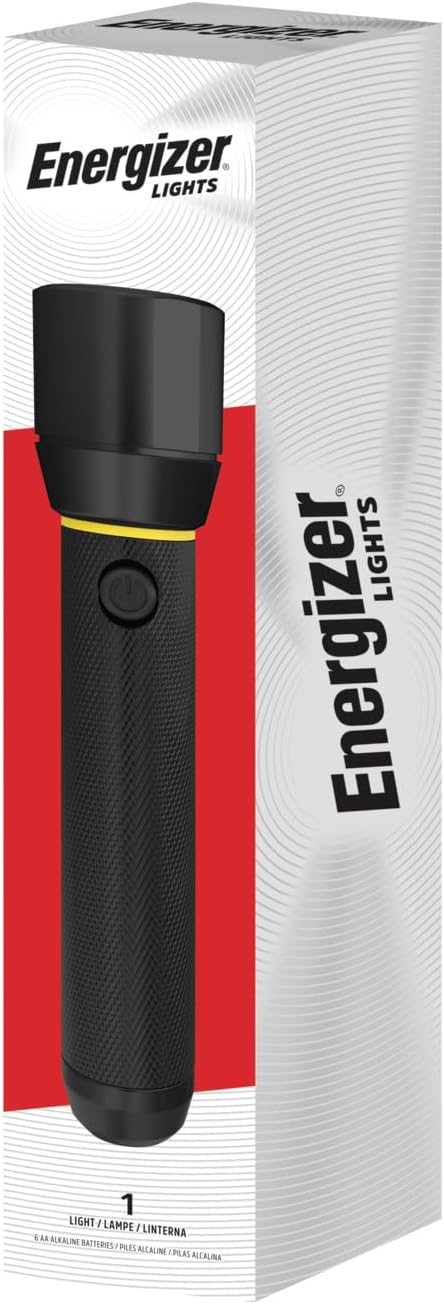 Energizer LED Flashlight Vision PRO, Ultra Bright 1000+ Lumens, IPX4 Water Resistant, Aircraft-Grade Aluminum LED Light, Rugged Metal Flash Light for Outdoors, Emergency Power Outage, Black image 8