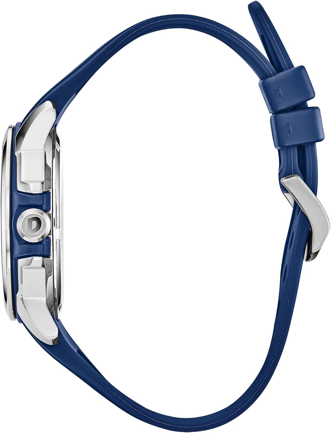Citizen Men's Eco-Drive Weekender Watch in Stainless Steel with Blue Polyurethane strap, Blue Dial (Model: AW1158-05L) image 2