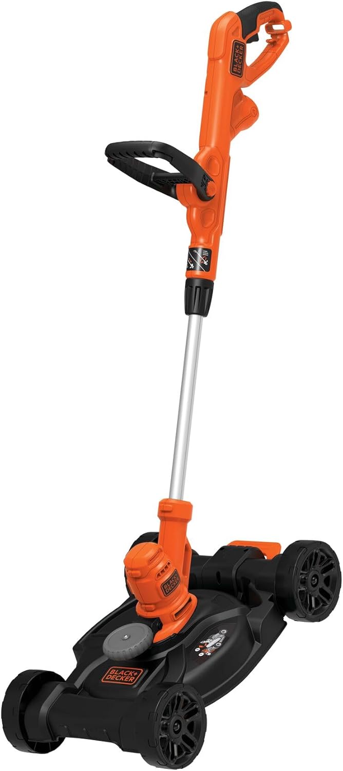 BLACK+DECKER 3-in-1 Corded Lawn Mower, String Trimmer & Edger, 12-Inch (BESTA512CM) image 2