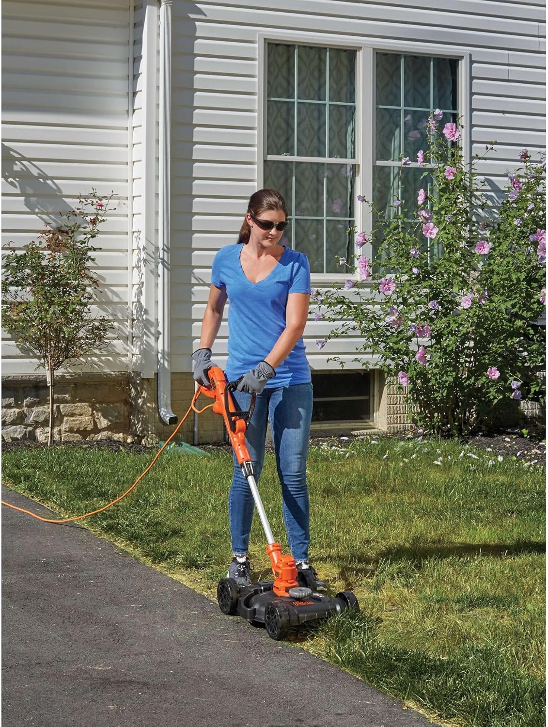 BLACK+DECKER 3-in-1 Corded Lawn Mower, String Trimmer & Edger, 12-Inch (BESTA512CM) image 7