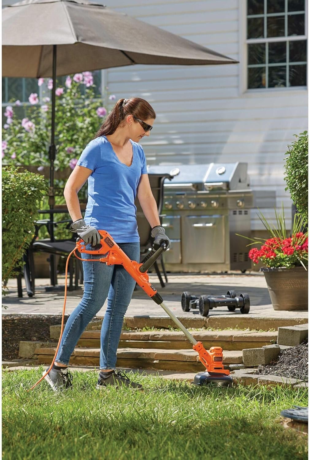 BLACK+DECKER 3-in-1 Corded Lawn Mower, String Trimmer & Edger, 12-Inch (BESTA512CM) image 9