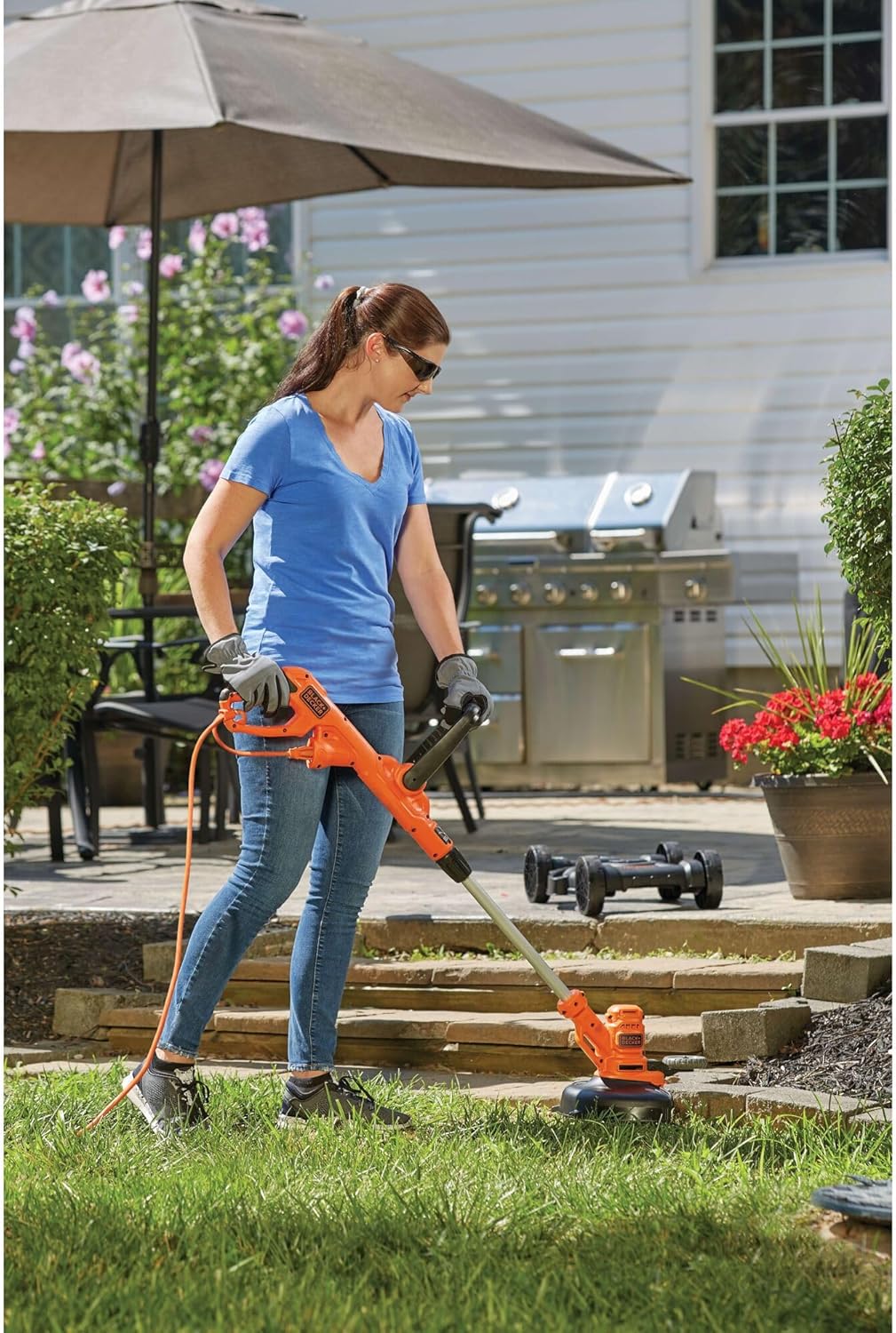 BLACK+DECKER 3-in-1 Corded Lawn Mower, String Trimmer & Edger, 12-Inch (BESTA512CM) image 10