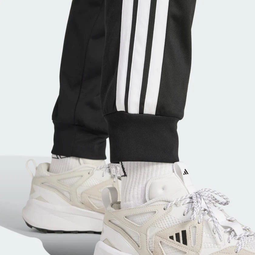 adidas men 3-Stripes Tricot Regular Tapered Track Pants image 5