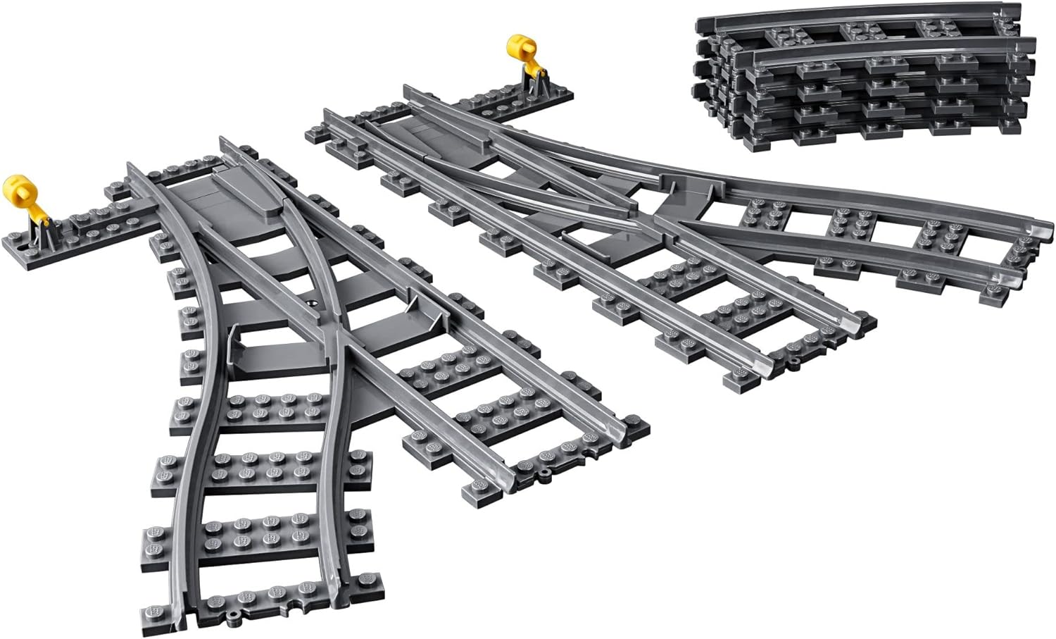 LEGO City Trains Switch Tracks 60238 Building Toy Set for Kids, Boys, and Girls Ages 5+ (8 Pieces) image 4