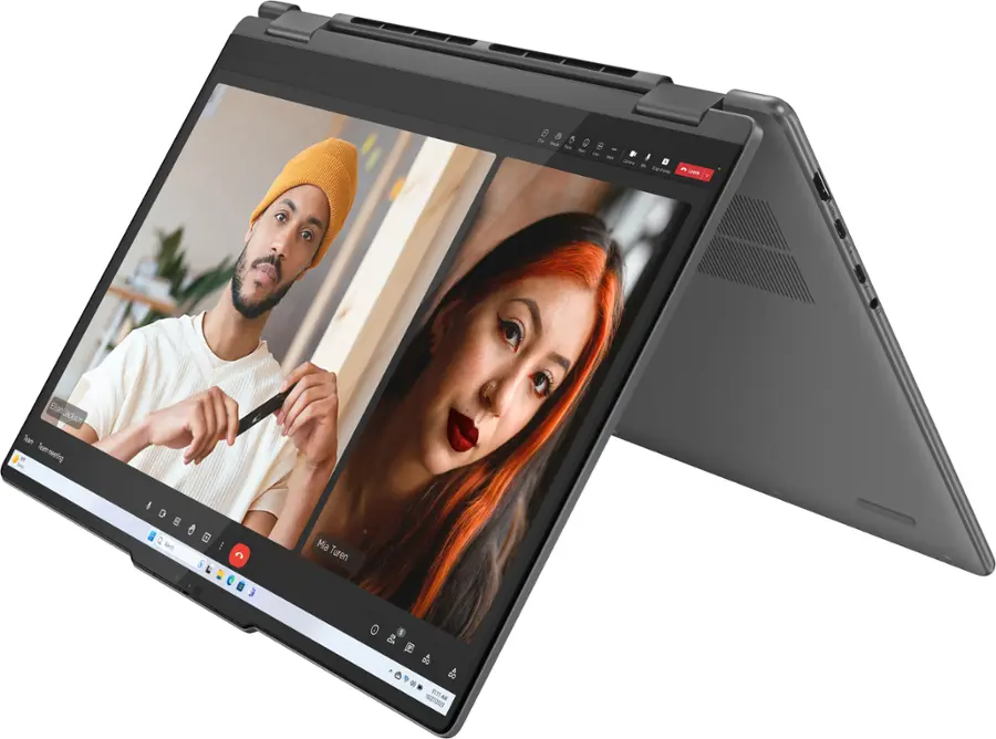 Lenovo - Yoga 7i 2-in-1 16" 2K Touchscreen Laptop - Intel Core Ultra 7 155U with 16GB Memory - 1TB SSD - Storm Grey image 3