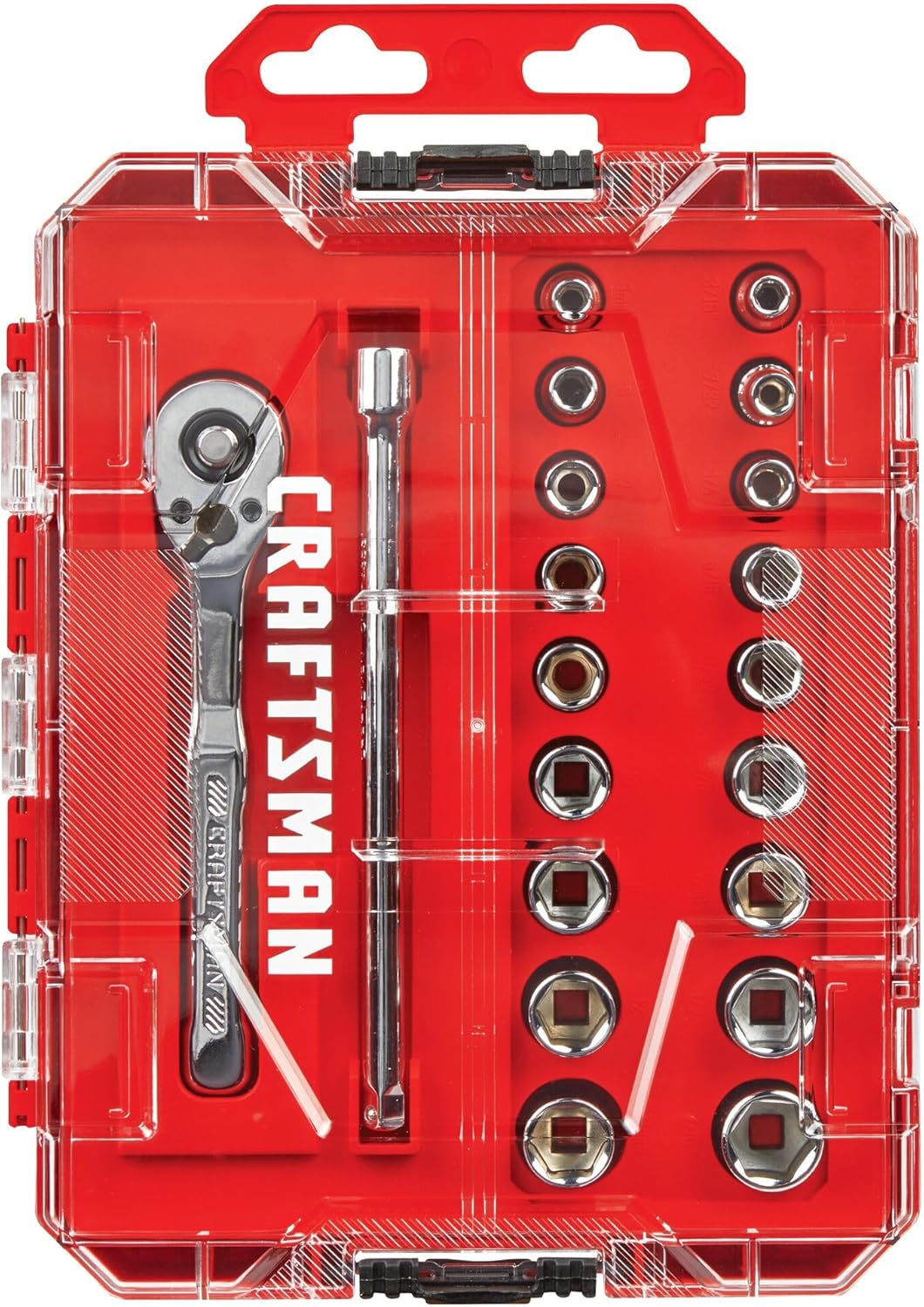 CRAFTSMAN Mechanics Tool Set, 1/4 Inch Drive, 20 Piece (CMMT12108) image 4