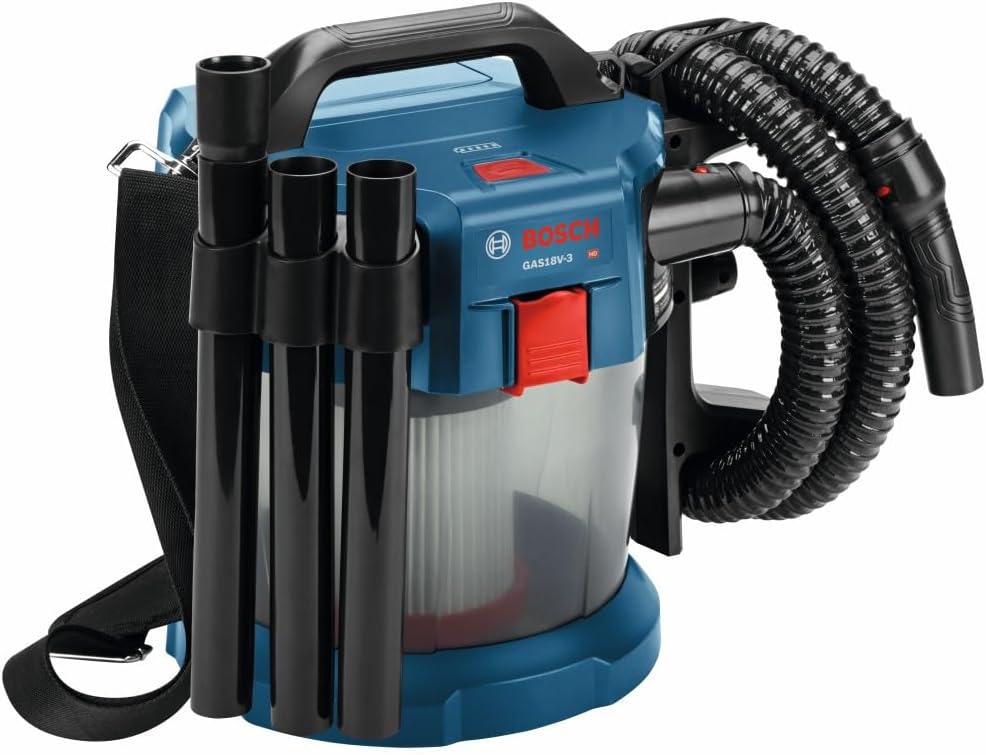 BOSCH GAS18V-3N 18 V 2.6-Gallon Wet/Dry Vacuum Cleaner with HEPA Filter (Bare Tool) image 1