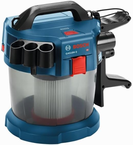 BOSCH GAS18V-3N 18 V 2.6-Gallon Wet/Dry Vacuum Cleaner with HEPA Filter (Bare Tool) image 6